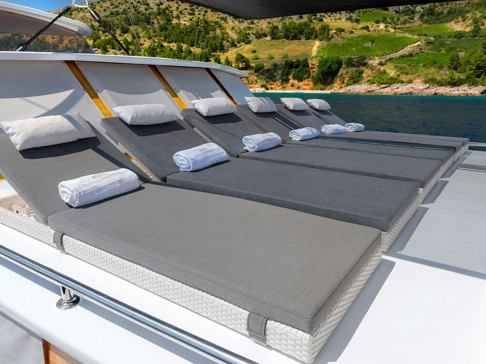 a boat on the water aboard ANĐEO Yacht for Charter