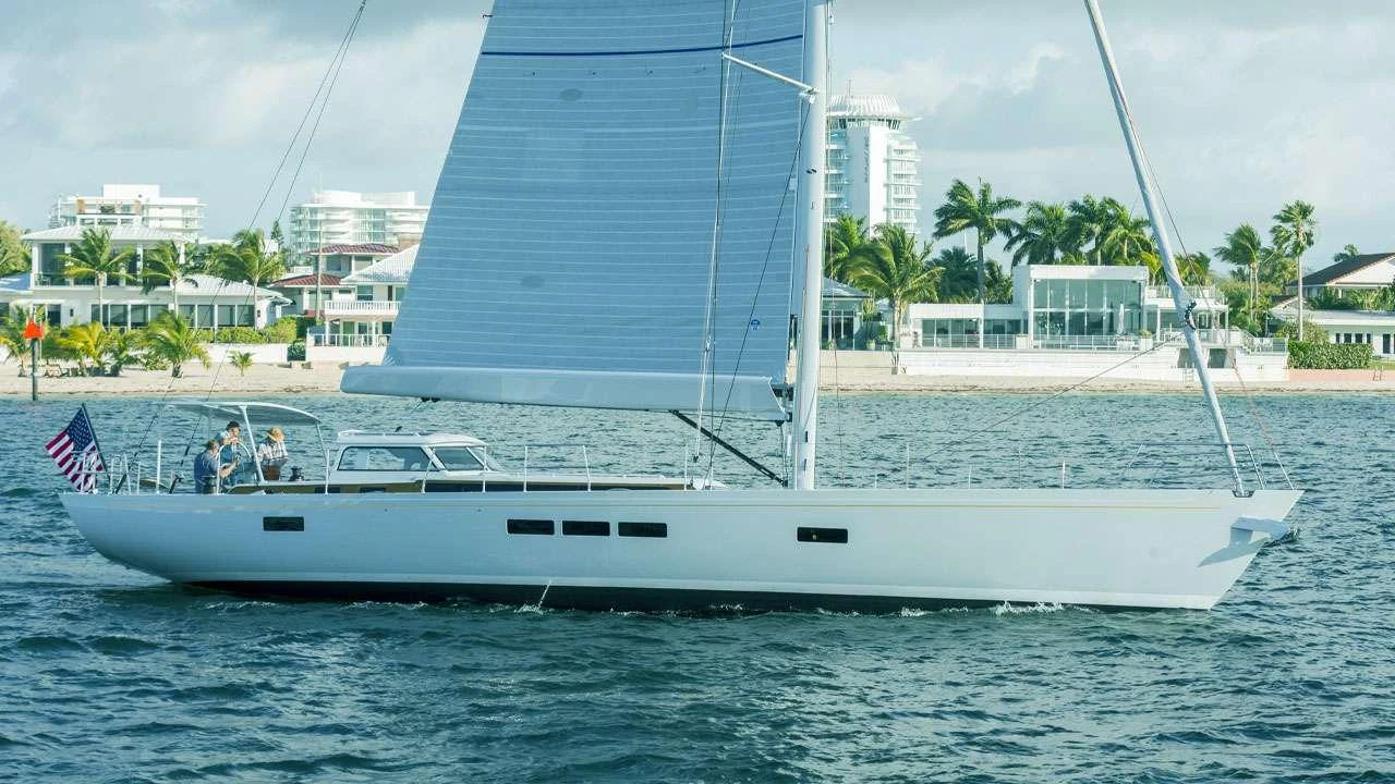 a boat on the water aboard CIRRUS Yacht for Charter