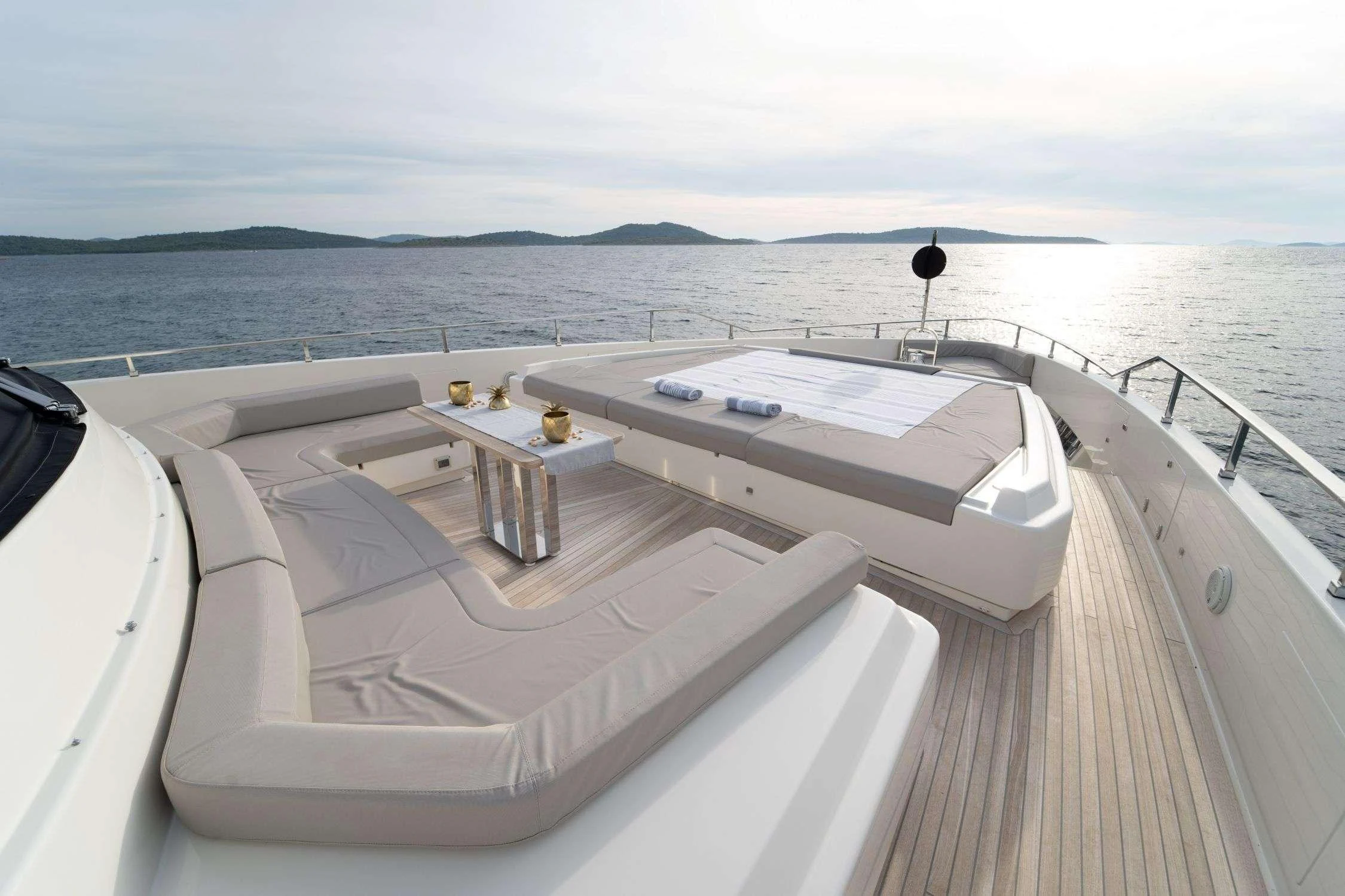 a boat on the water aboard SK Yacht for Charter