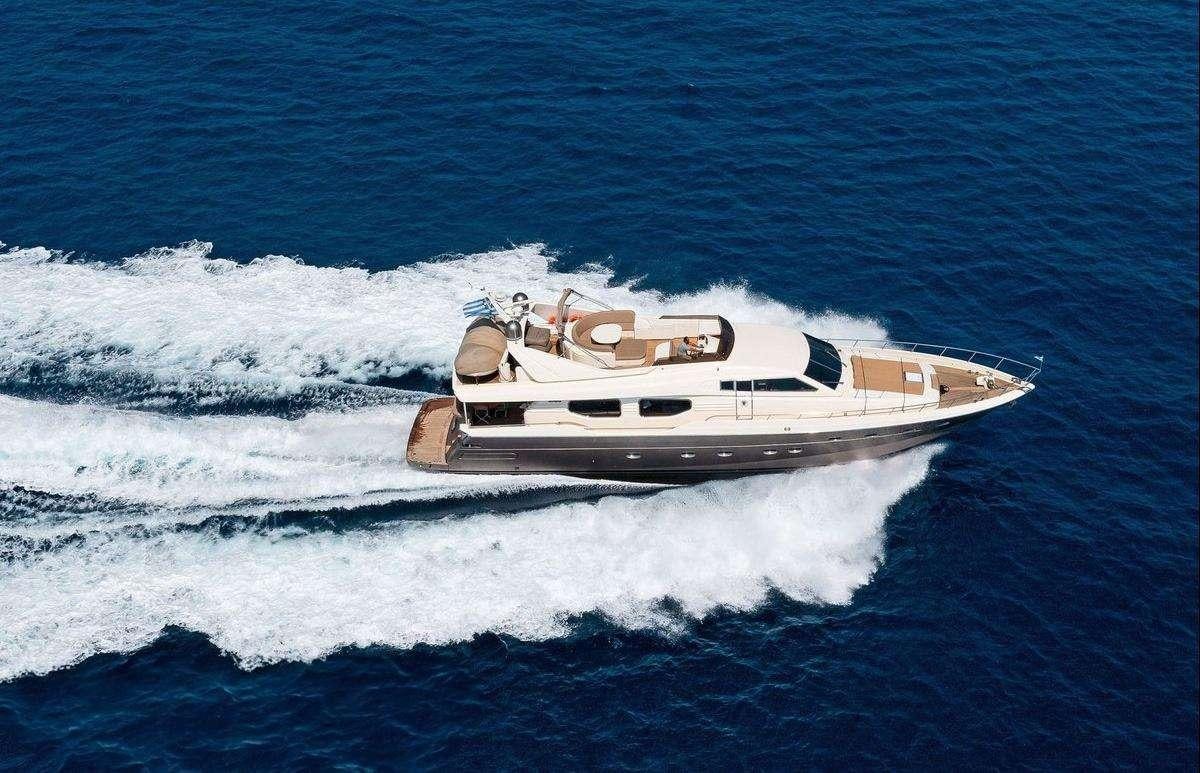 a boat in the water aboard STRESS NEGATIVE Yacht for Charter