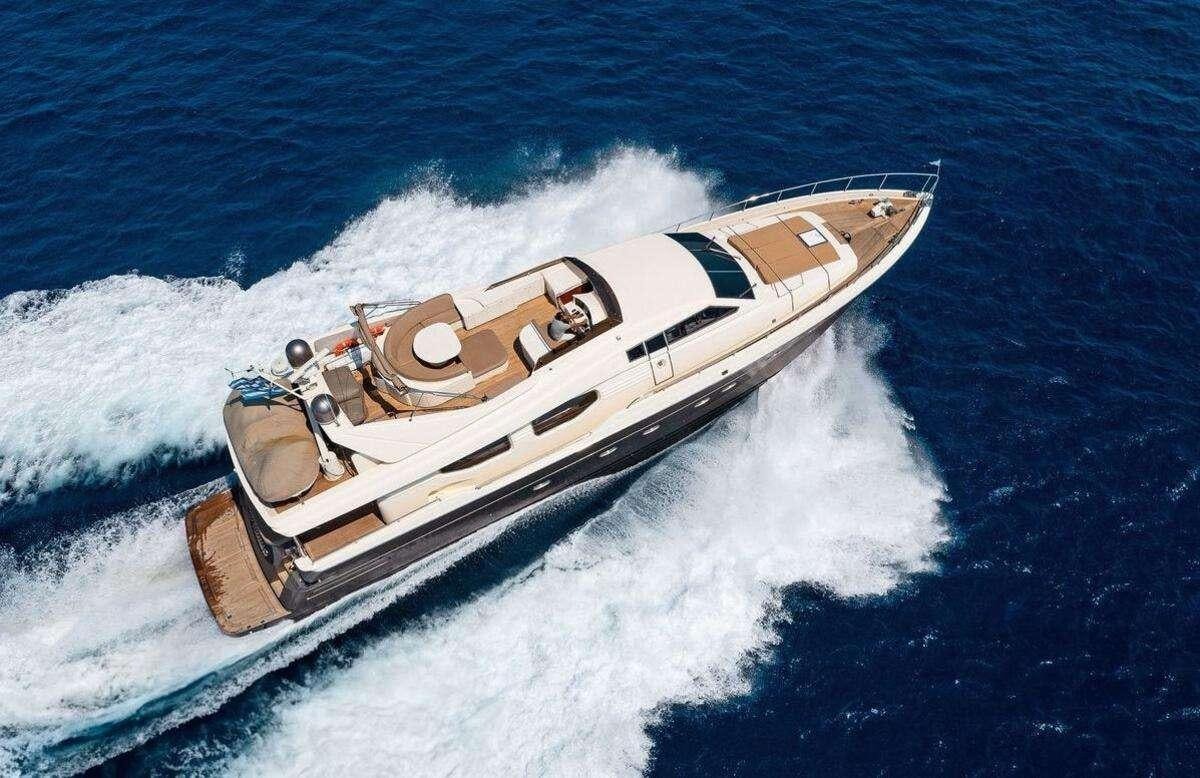 a boat on the water aboard STRESS NEGATIVE Yacht for Charter