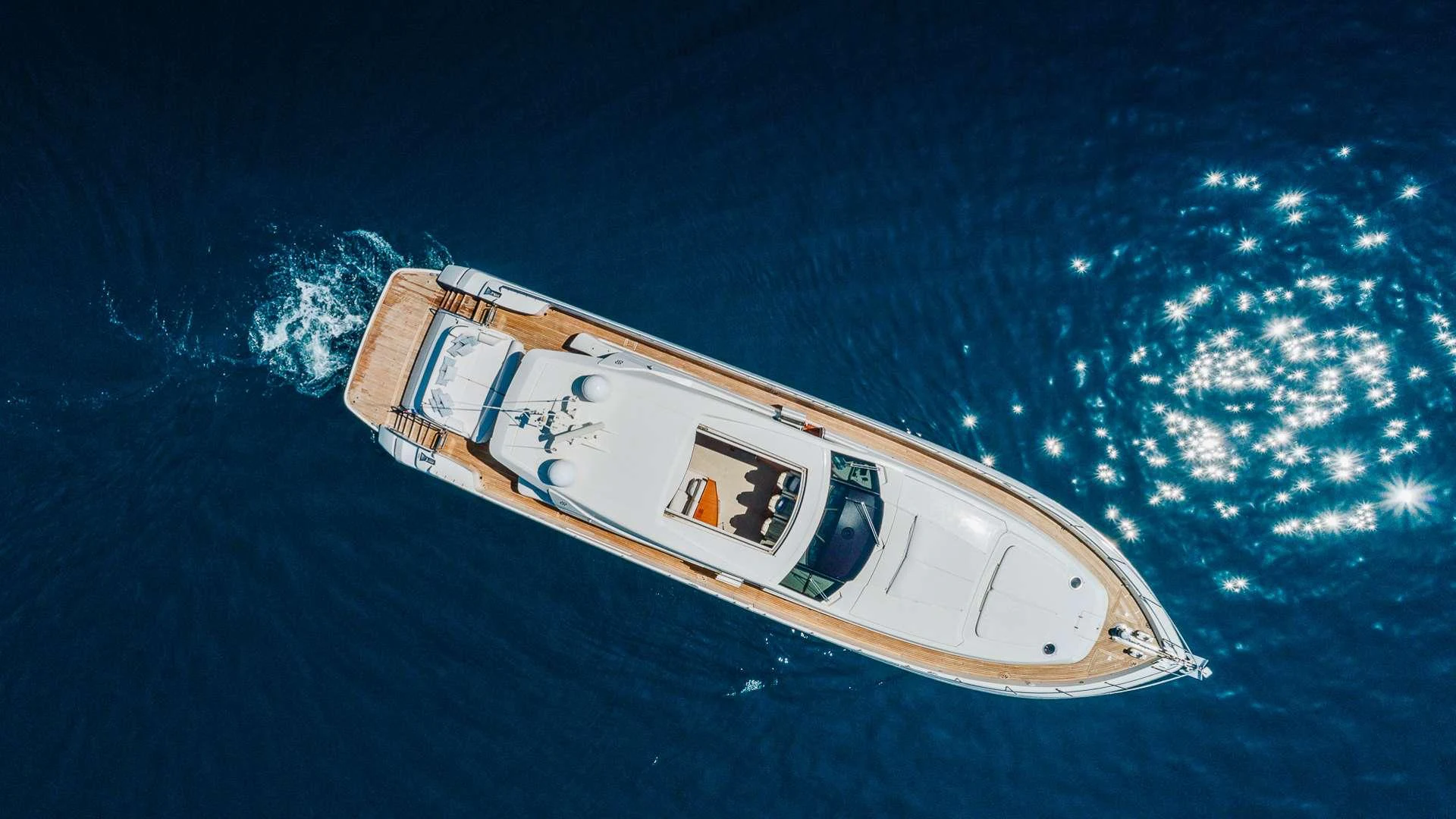 a space ship in space aboard CAMY Yacht for Charter