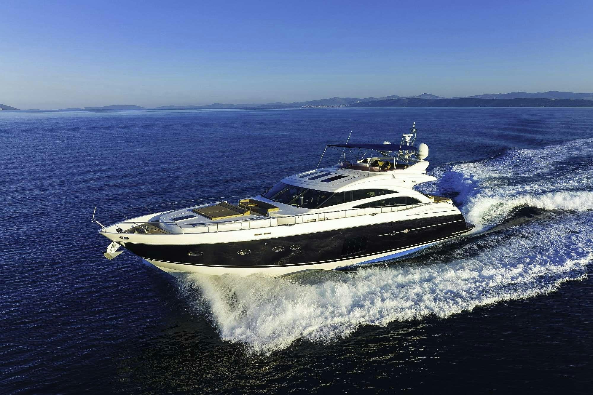 a boat on the water aboard AGAVE Yacht for Charter