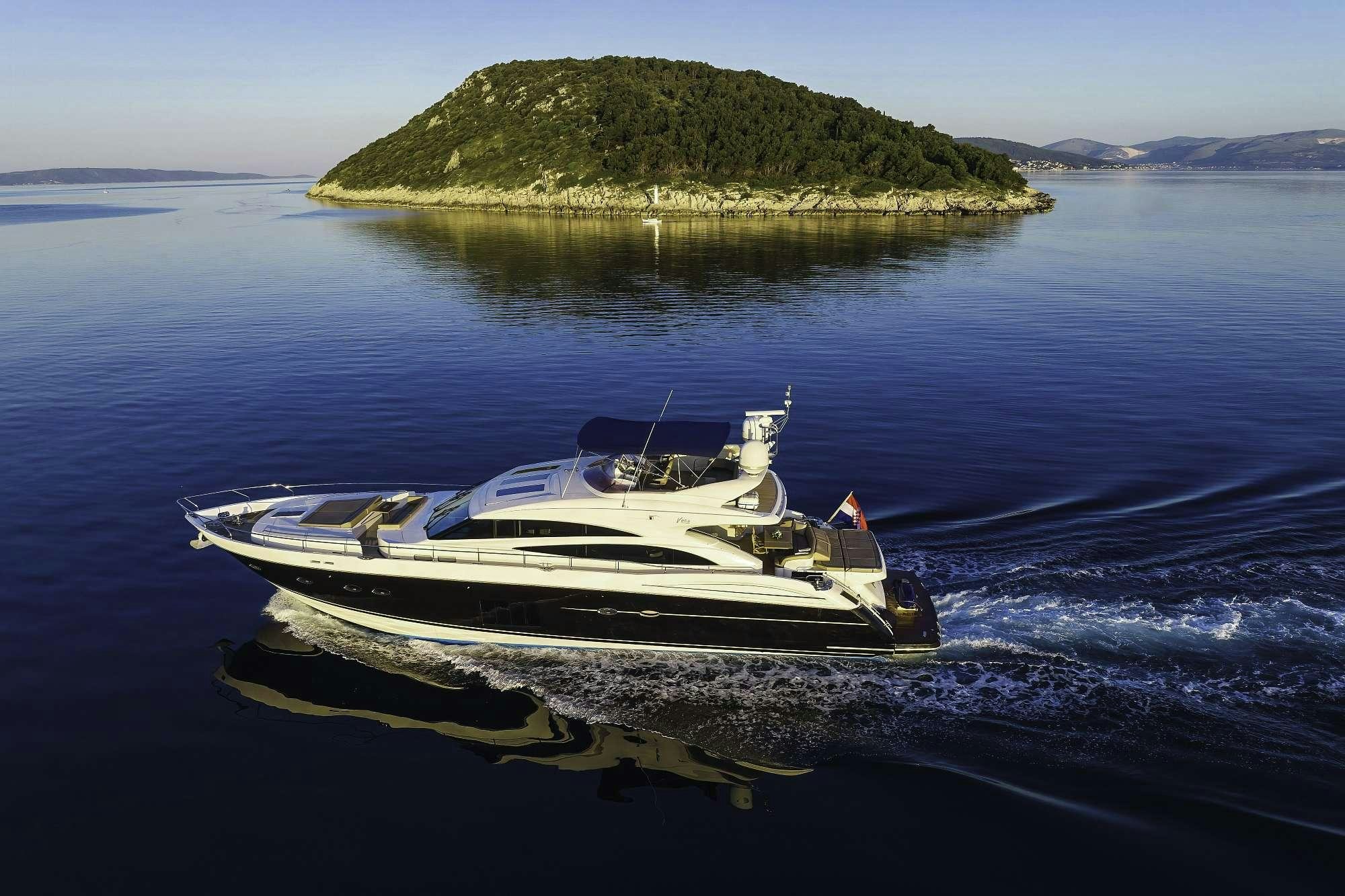 a boat on the water aboard AGAVE Yacht for Charter