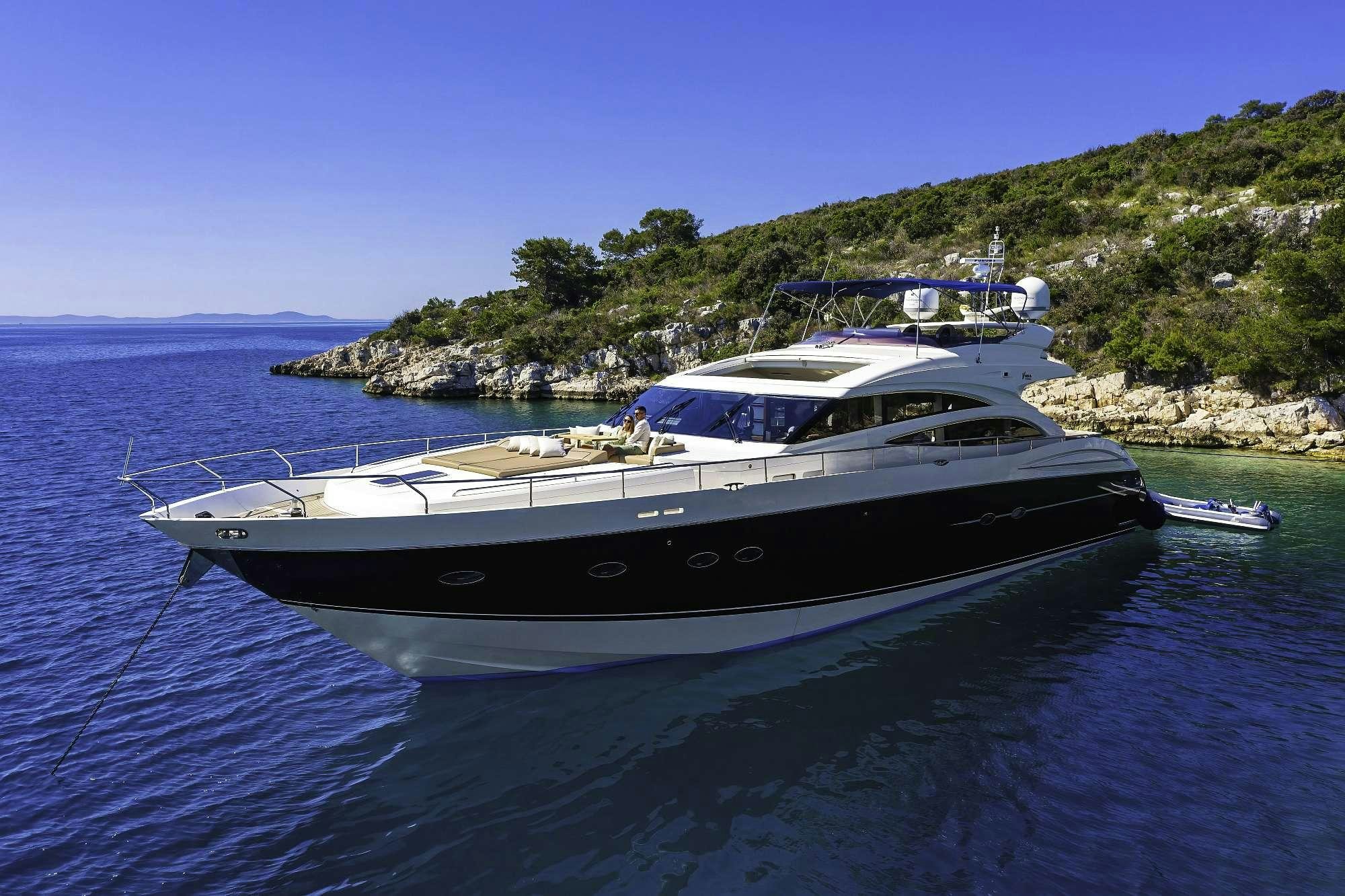 a boat on the water aboard AGAVE Yacht for Charter