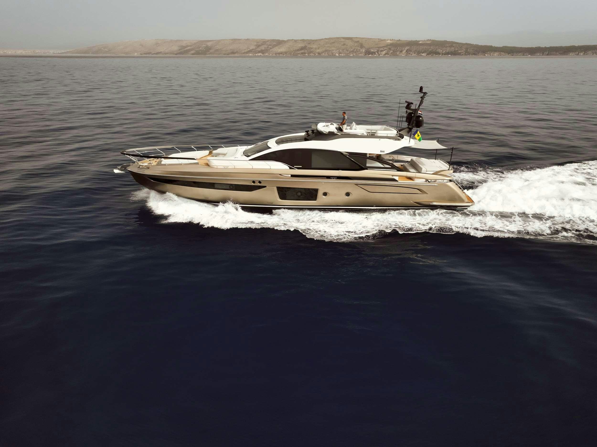 a boat on the water aboard MYNE Yacht for Charter