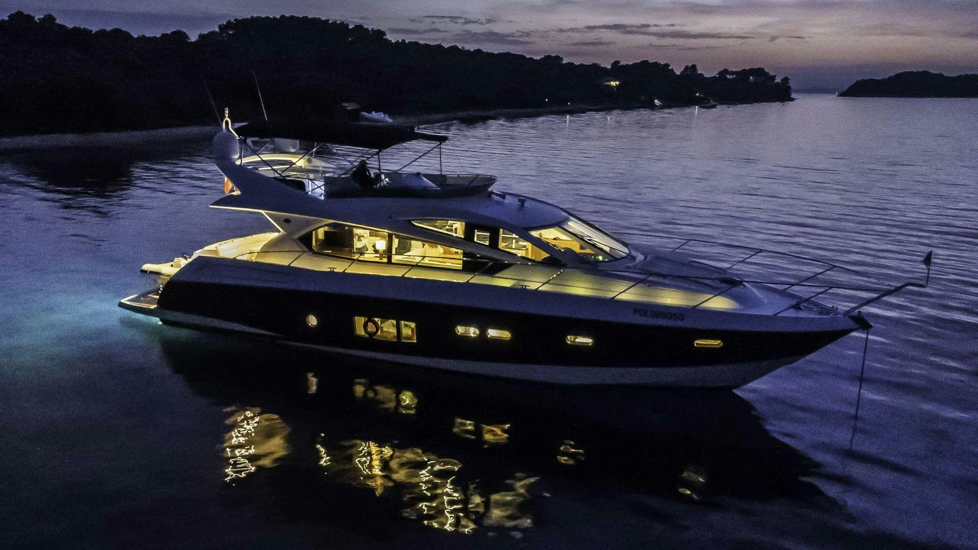 a boat on the water aboard 2 DRUNK Yacht for Charter