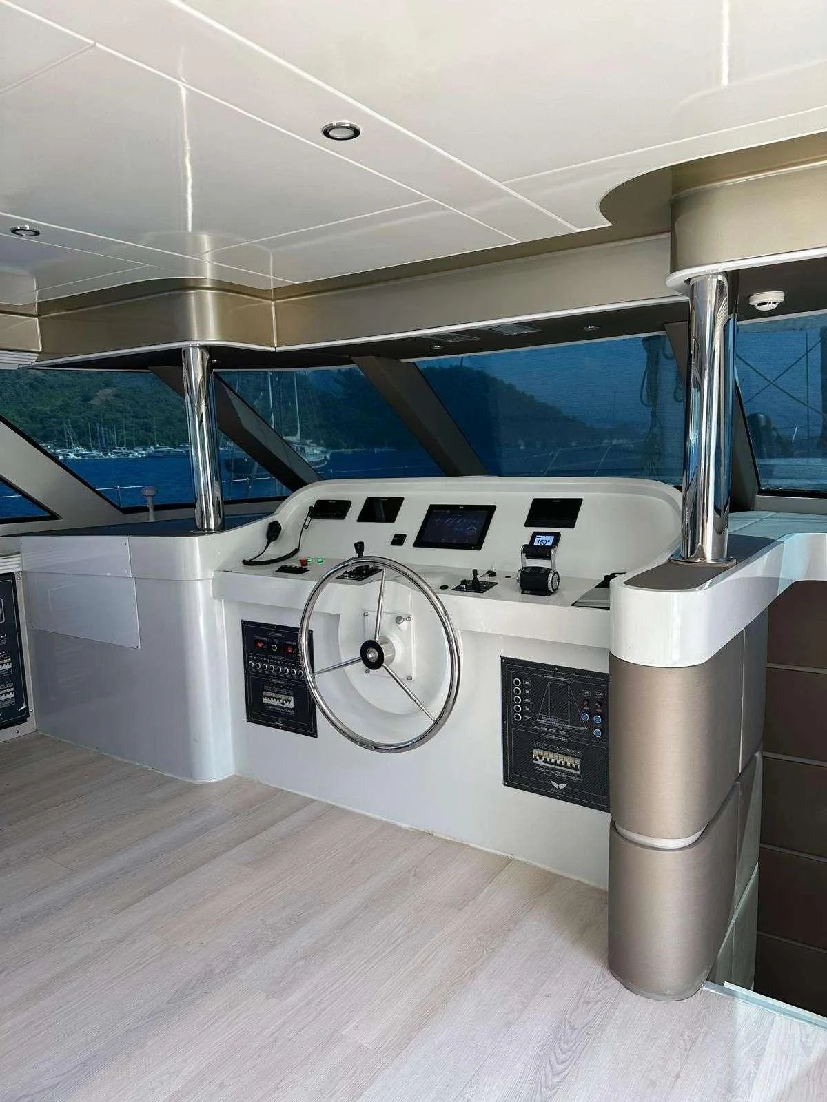 a machine in a room aboard ANGELO 3 Yacht for Charter