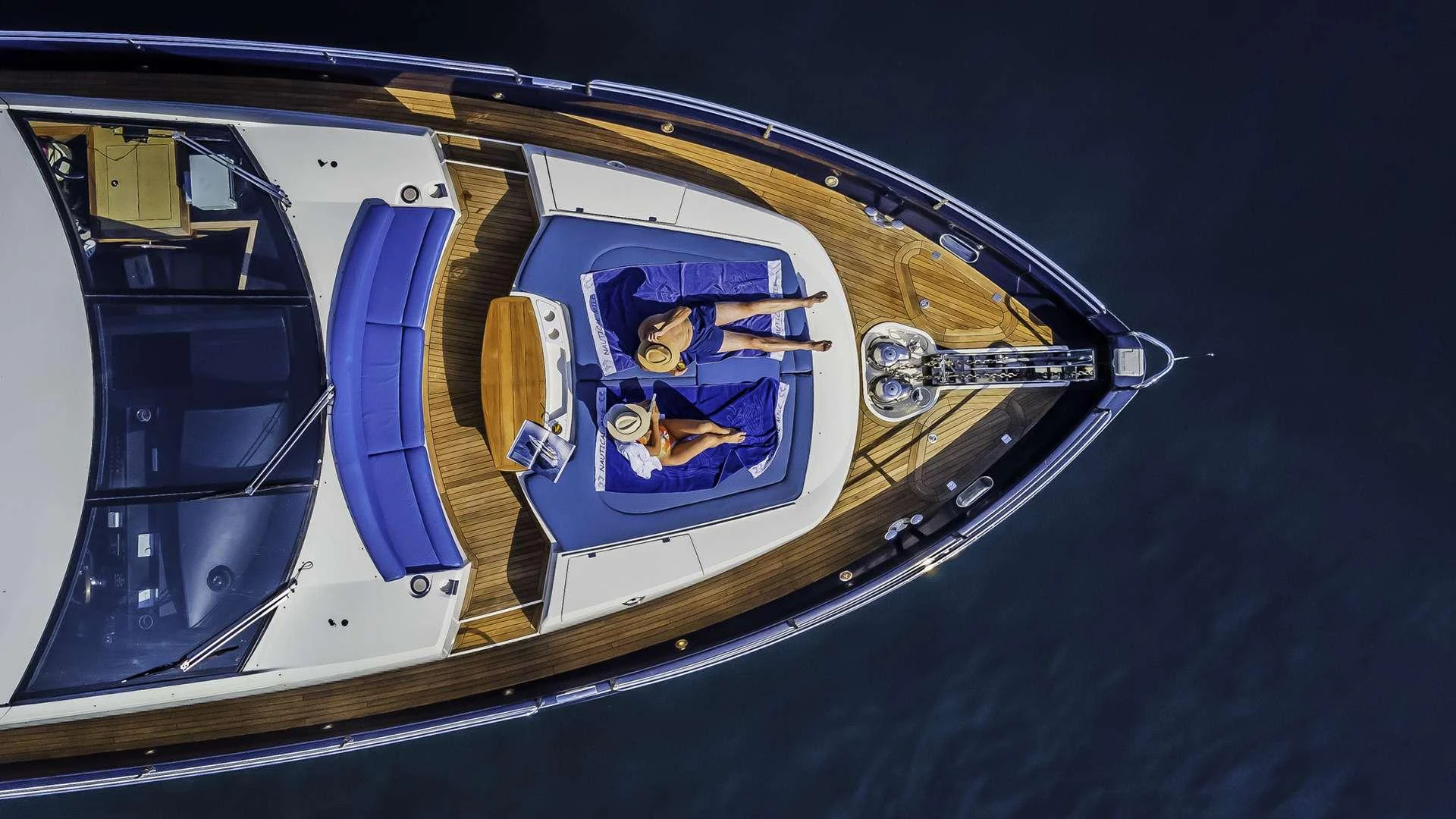 a close-up of a car aboard THE BEST WAY Yacht for Charter
