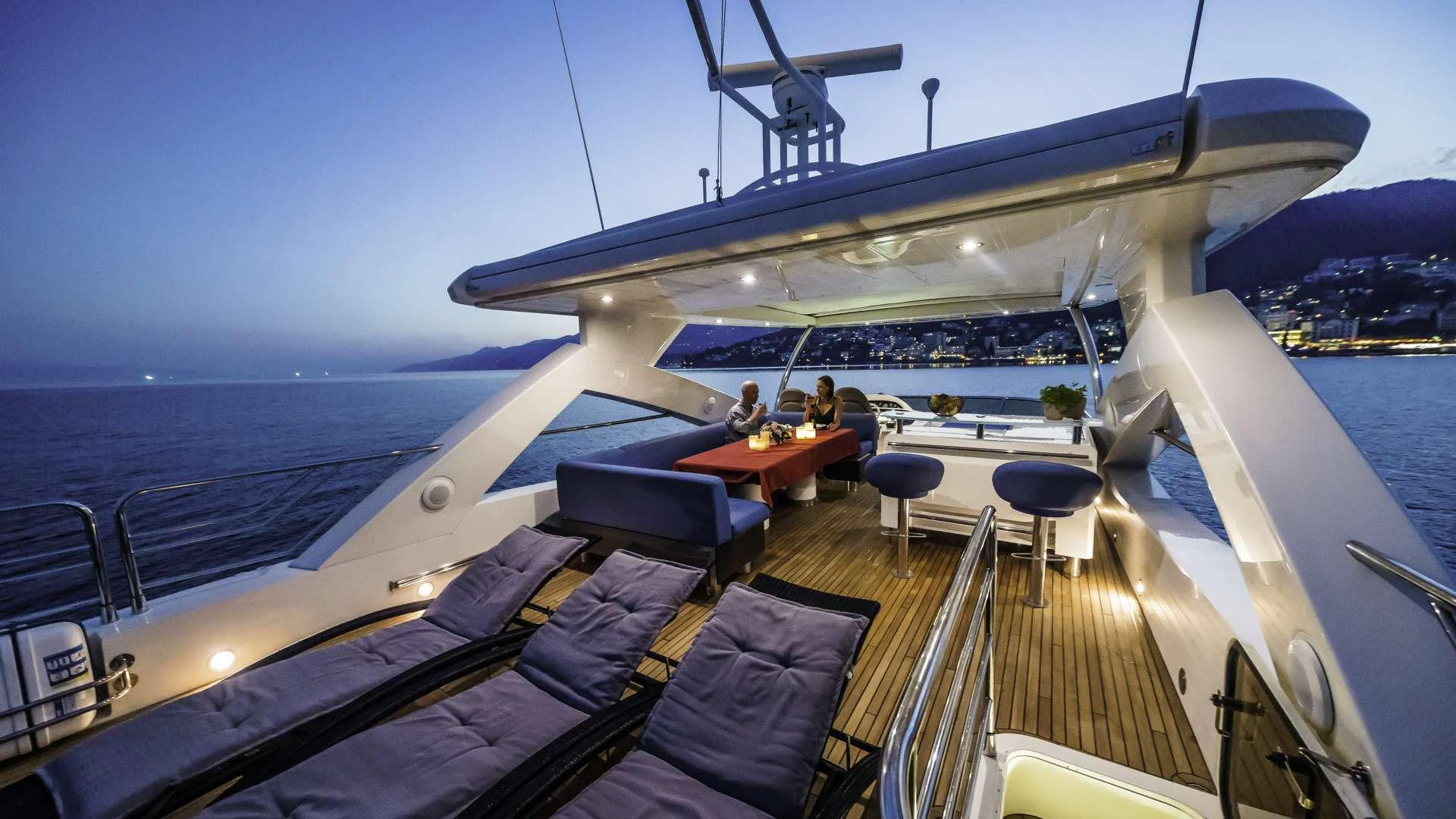 a boat on the water aboard THE BEST WAY Yacht for Charter