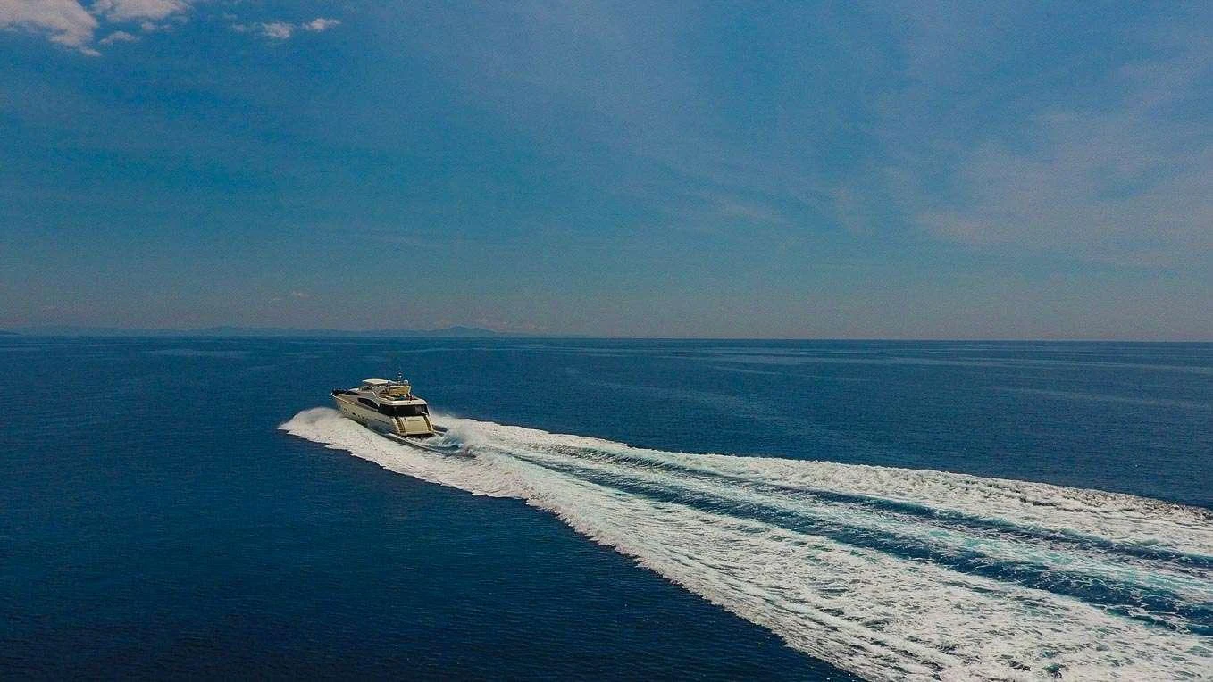 a ship in the water aboard KATARIINA Yacht for Charter