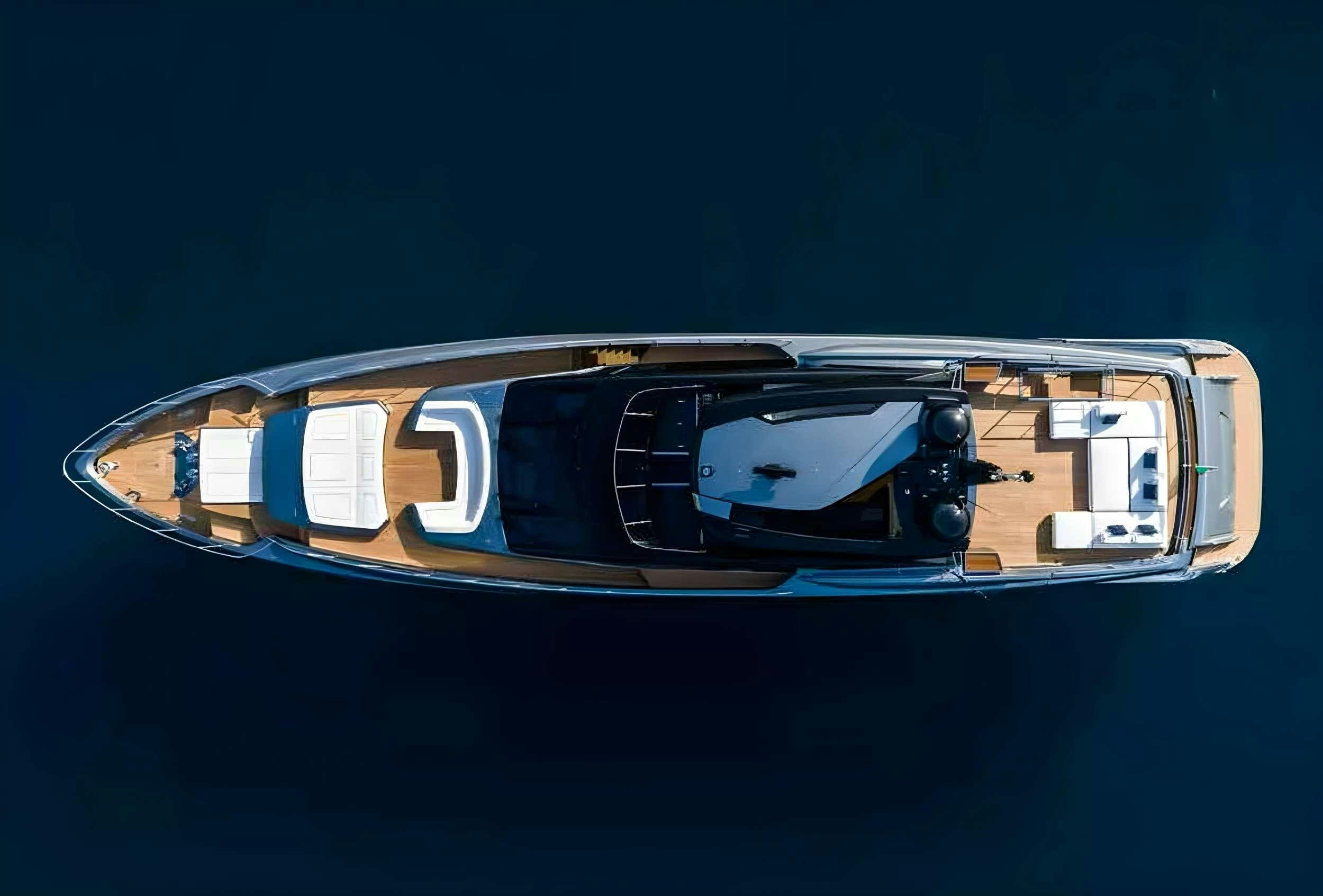 logo aboard BELLA DONNA Yacht for Charter