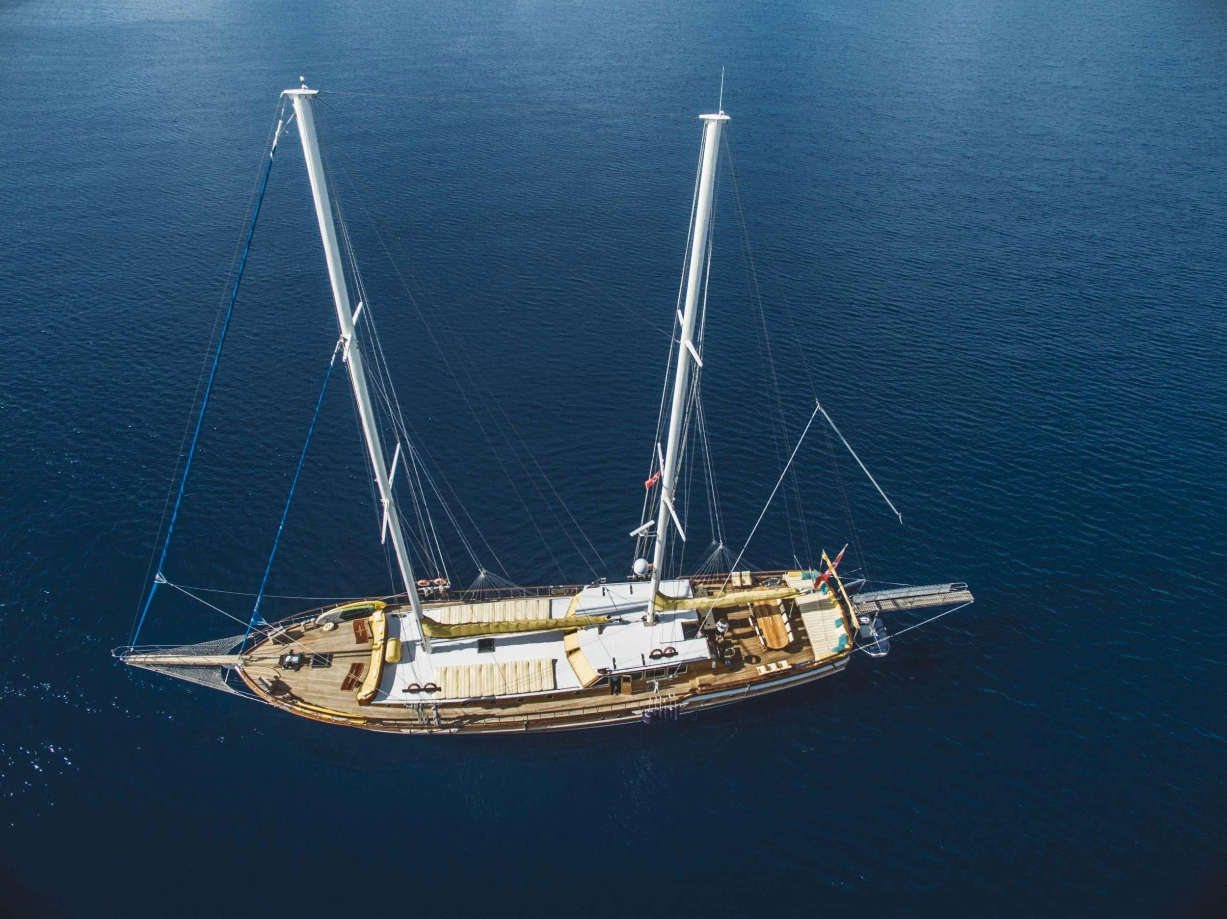 a boat in the water aboard PARSS Yacht for Charter