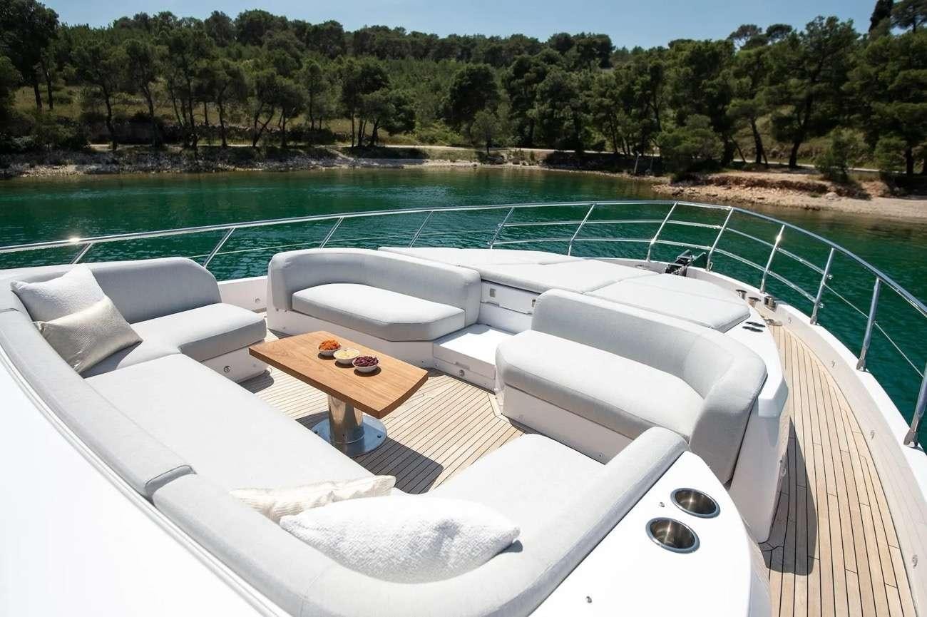 a boat on the water aboard PREWI Yacht for Charter