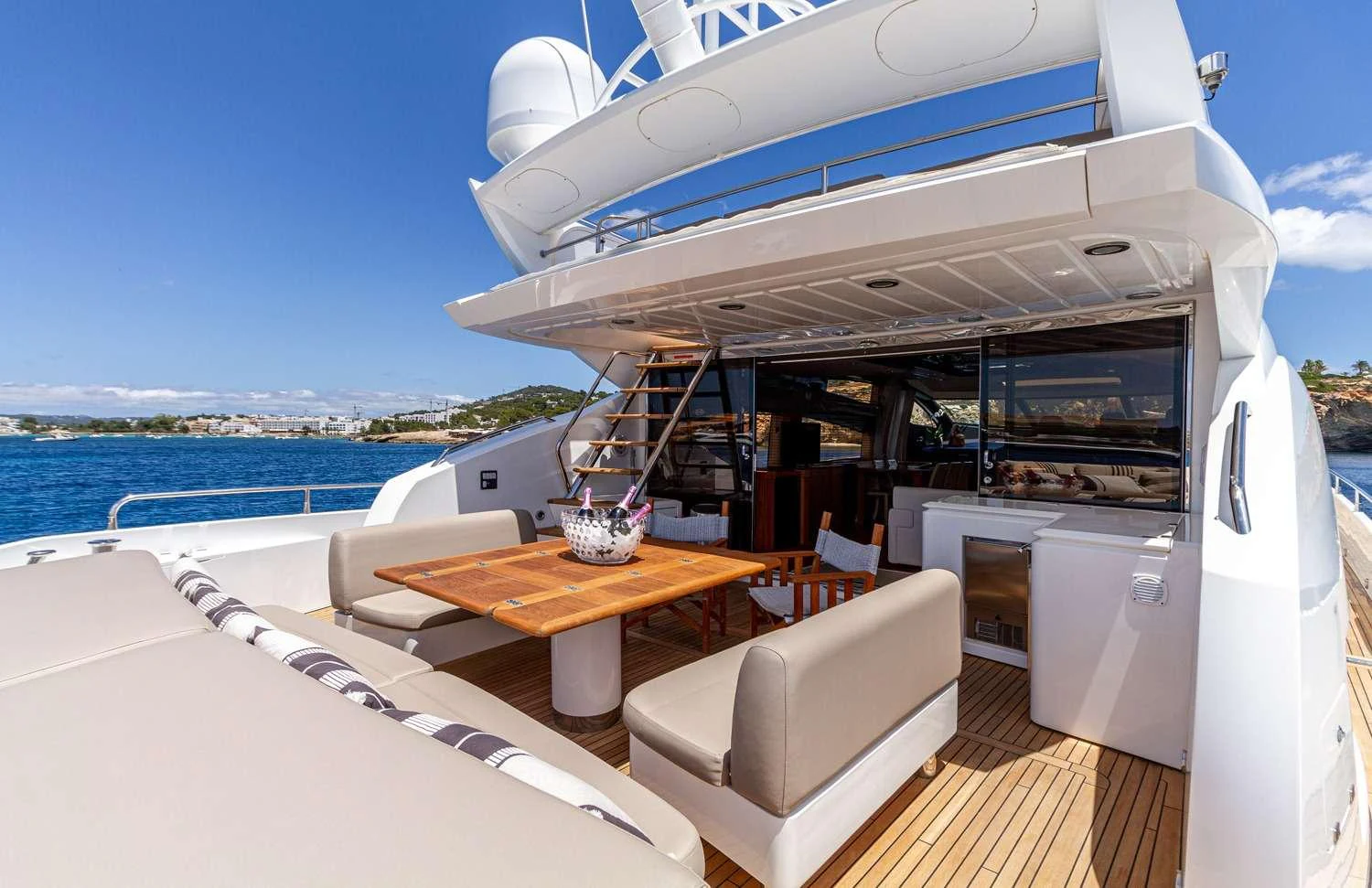 a boat on a boat aboard BASAD Yacht for Charter