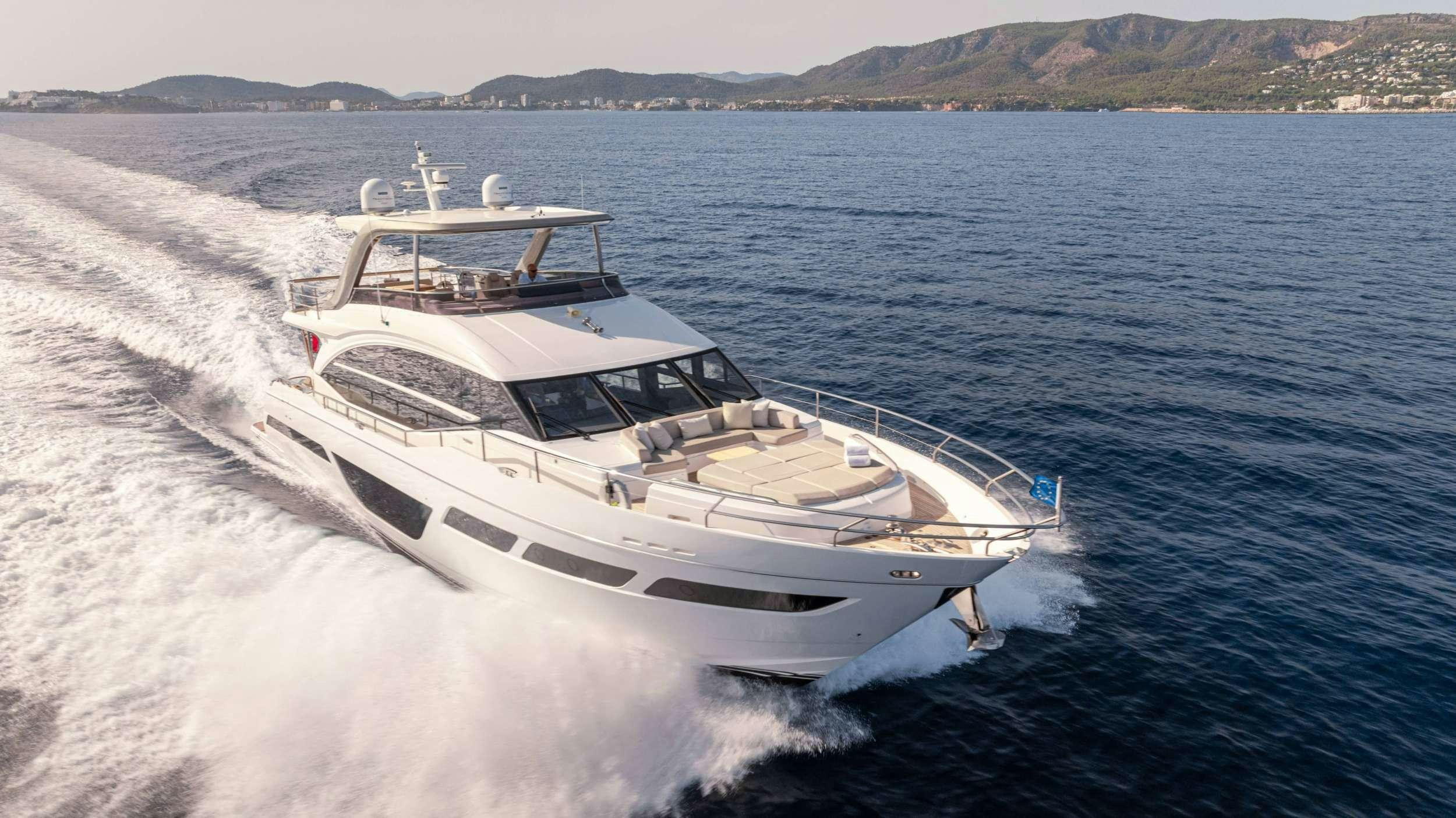 a boat on the water aboard MIO BARCO Yacht for Charter