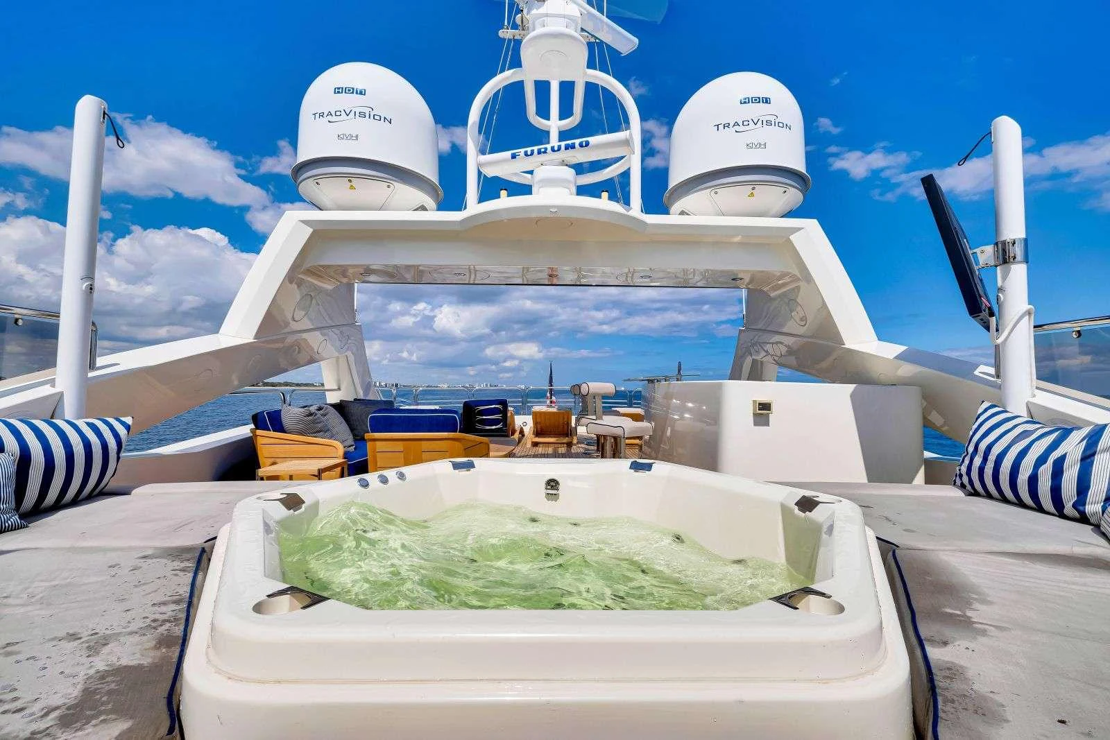 a container with a substance in it aboard NATURAL 9 Yacht for Charter