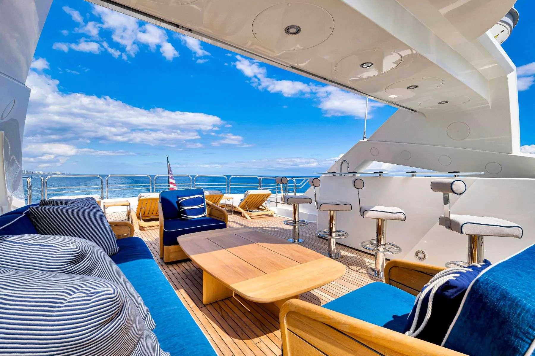 inside of a boat aboard NATURAL 9 Yacht for Charter