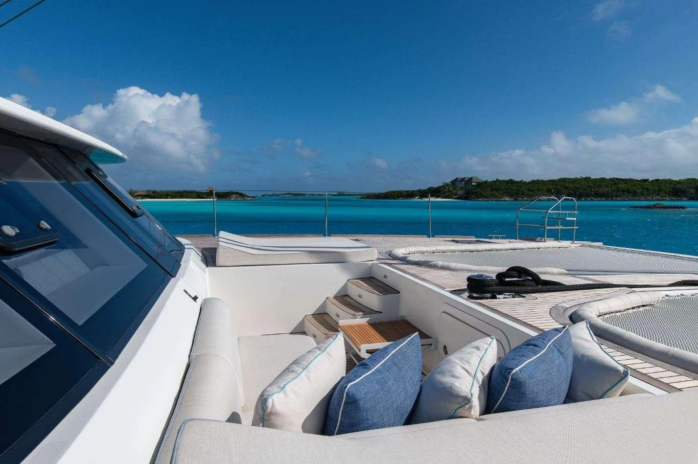a boat on the water aboard DIANA Yacht for Charter