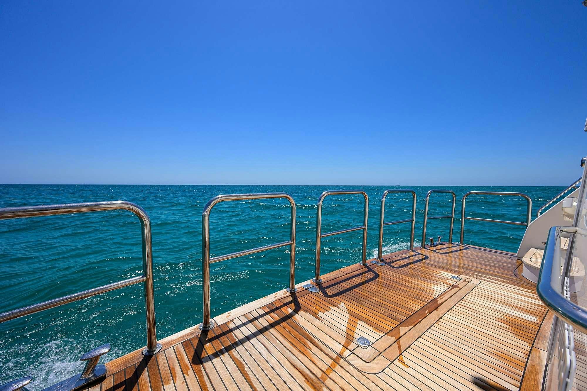 a boat on the water aboard JULE Yacht for Charter