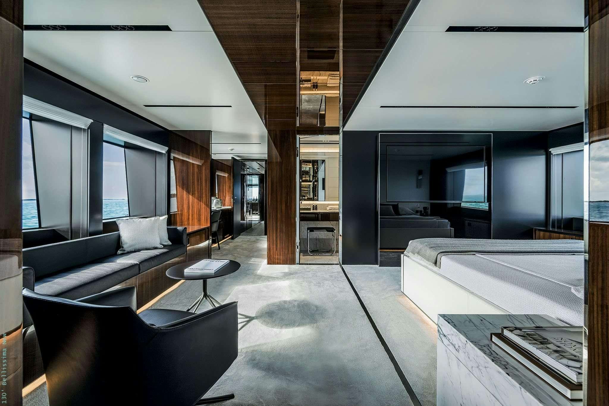 a room with couches and a table aboard TASTY WAVES Yacht for Charter