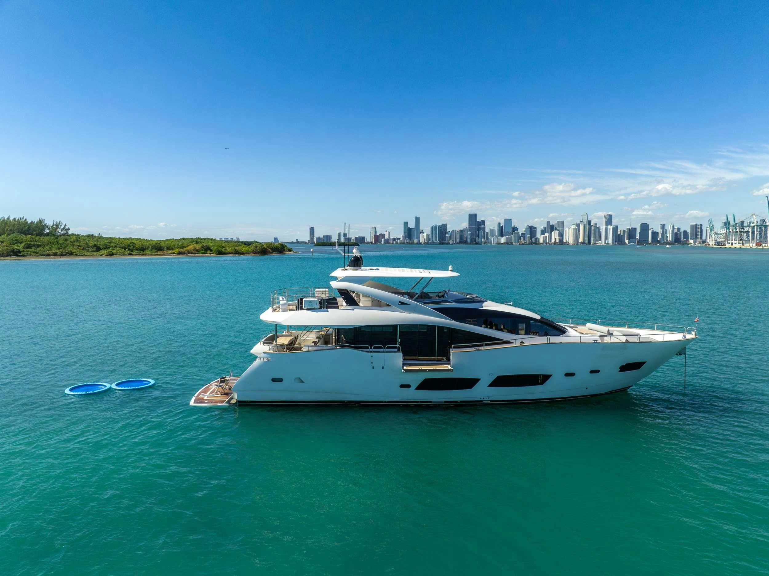 a boat in the water aboard RMM JOB Yacht for Charter