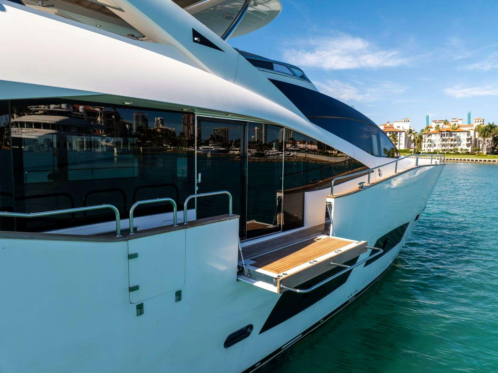 a boat on the water aboard RMM JOB Yacht for Charter