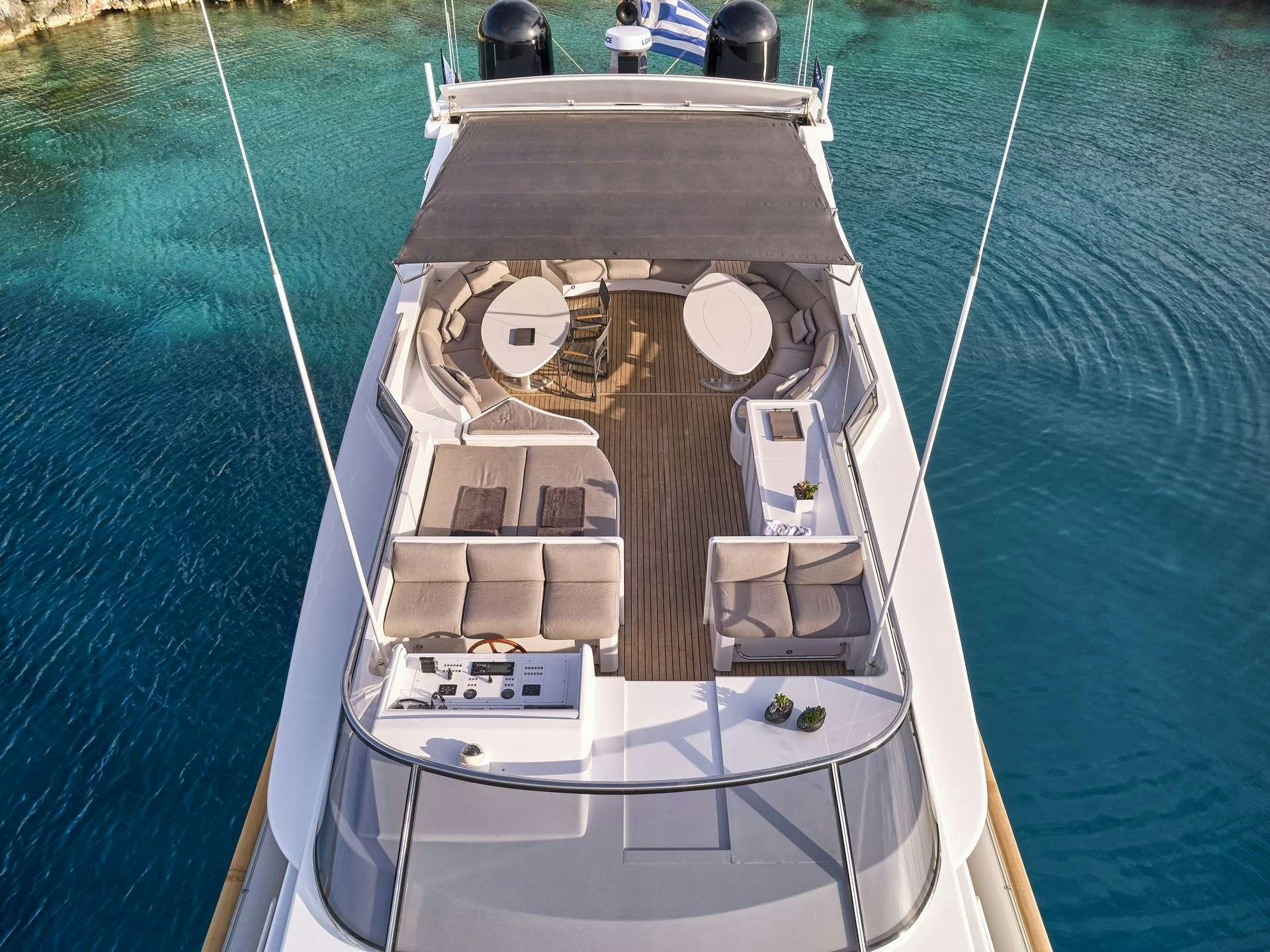 a boat on the water aboard TIGRA Yacht for Charter