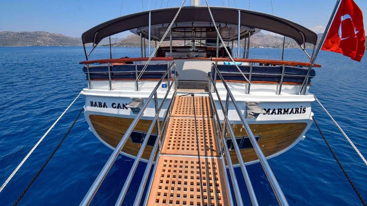 a boat on the water aboard BABACAN Yacht for Charter