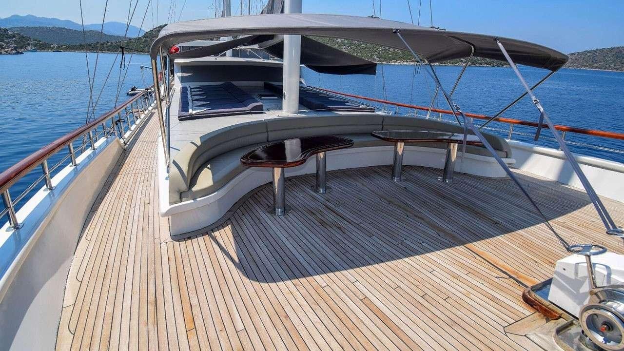 a deck on a boat aboard BABACAN Yacht for Charter