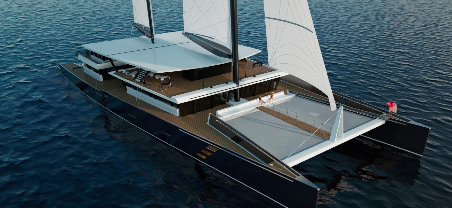 a boat on the water aboard SEA VOYAGER 223 Yacht for Sale