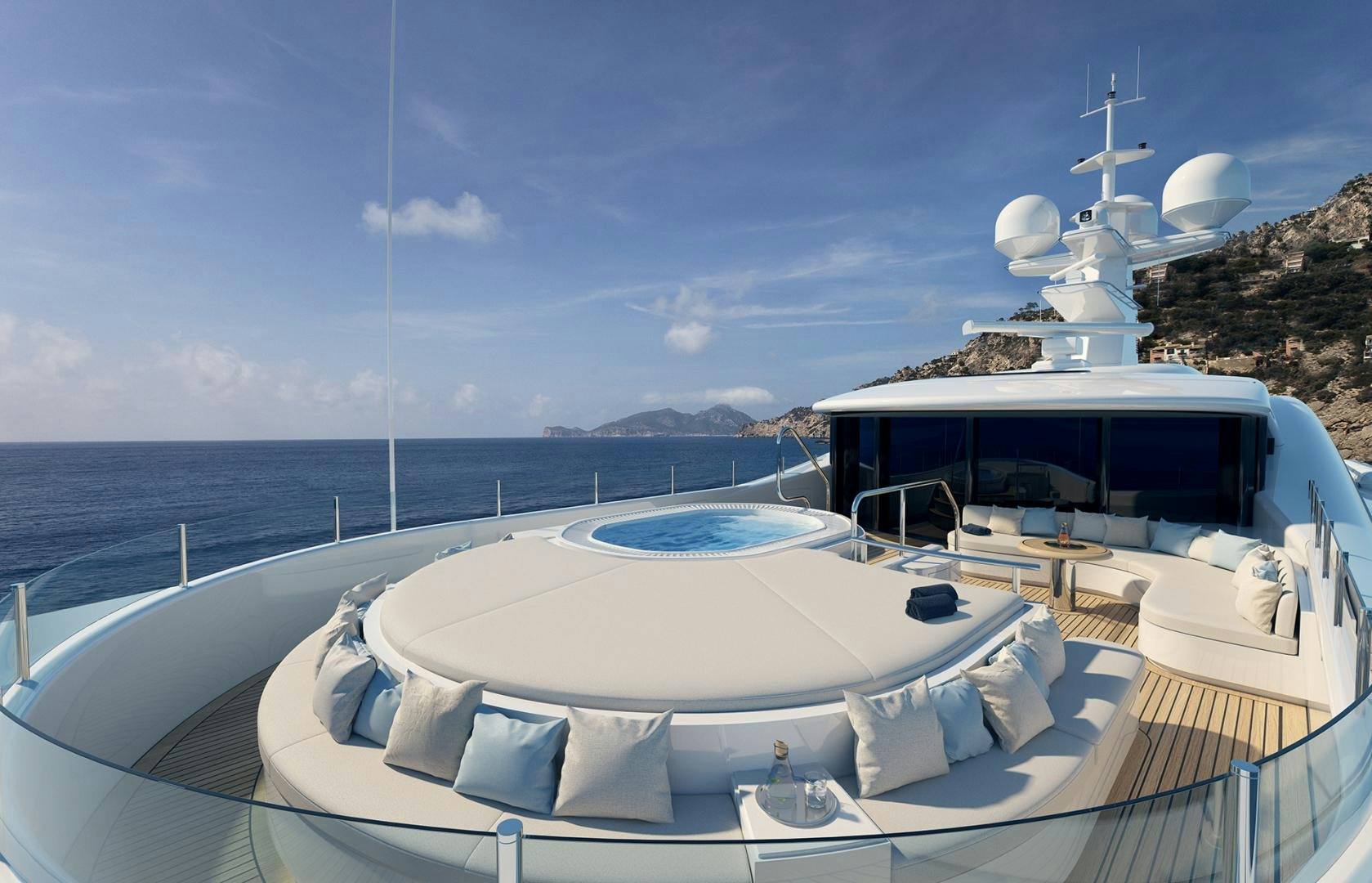 a boat on the water aboard AMELS 220 Yacht for Sale