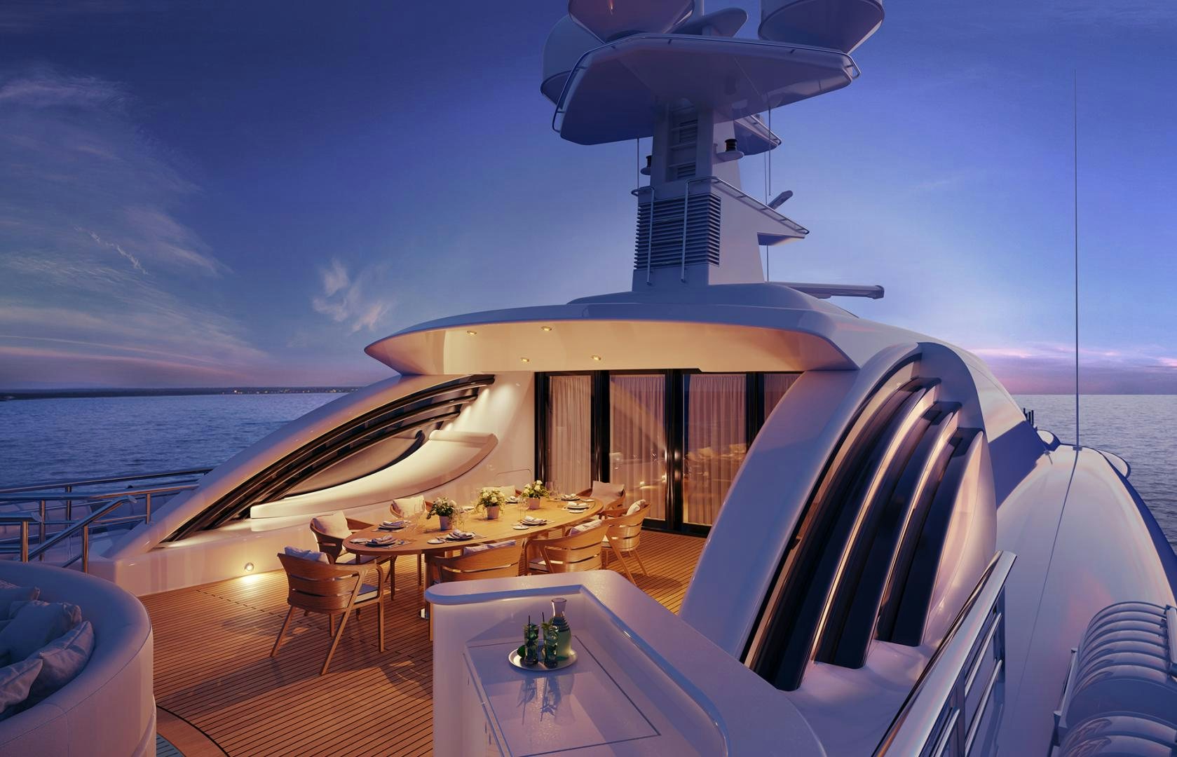 a boat on the water aboard AMELS 220 Yacht for Sale