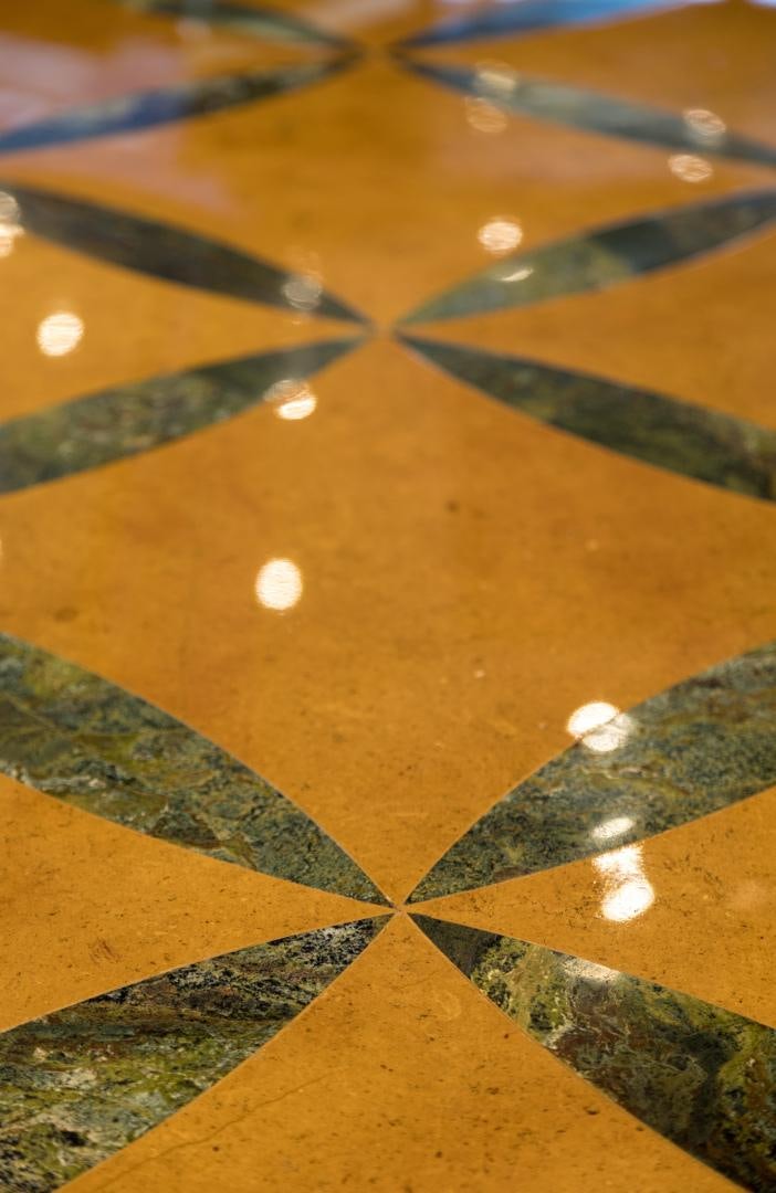 a close-up of a wooden surface aboard AMARULA SUN Yacht for Sale