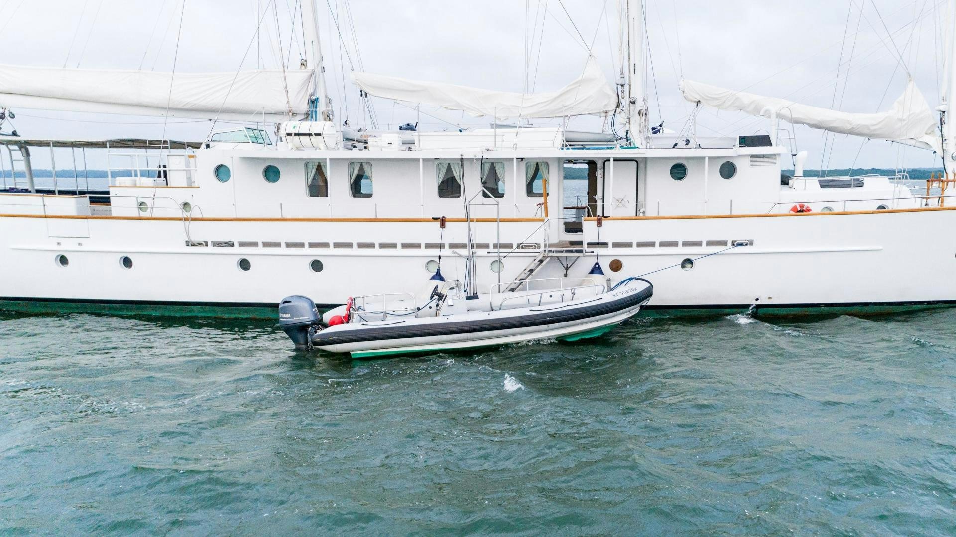 a couple of boats in the water aboard ARABELLA II Yacht for Sale