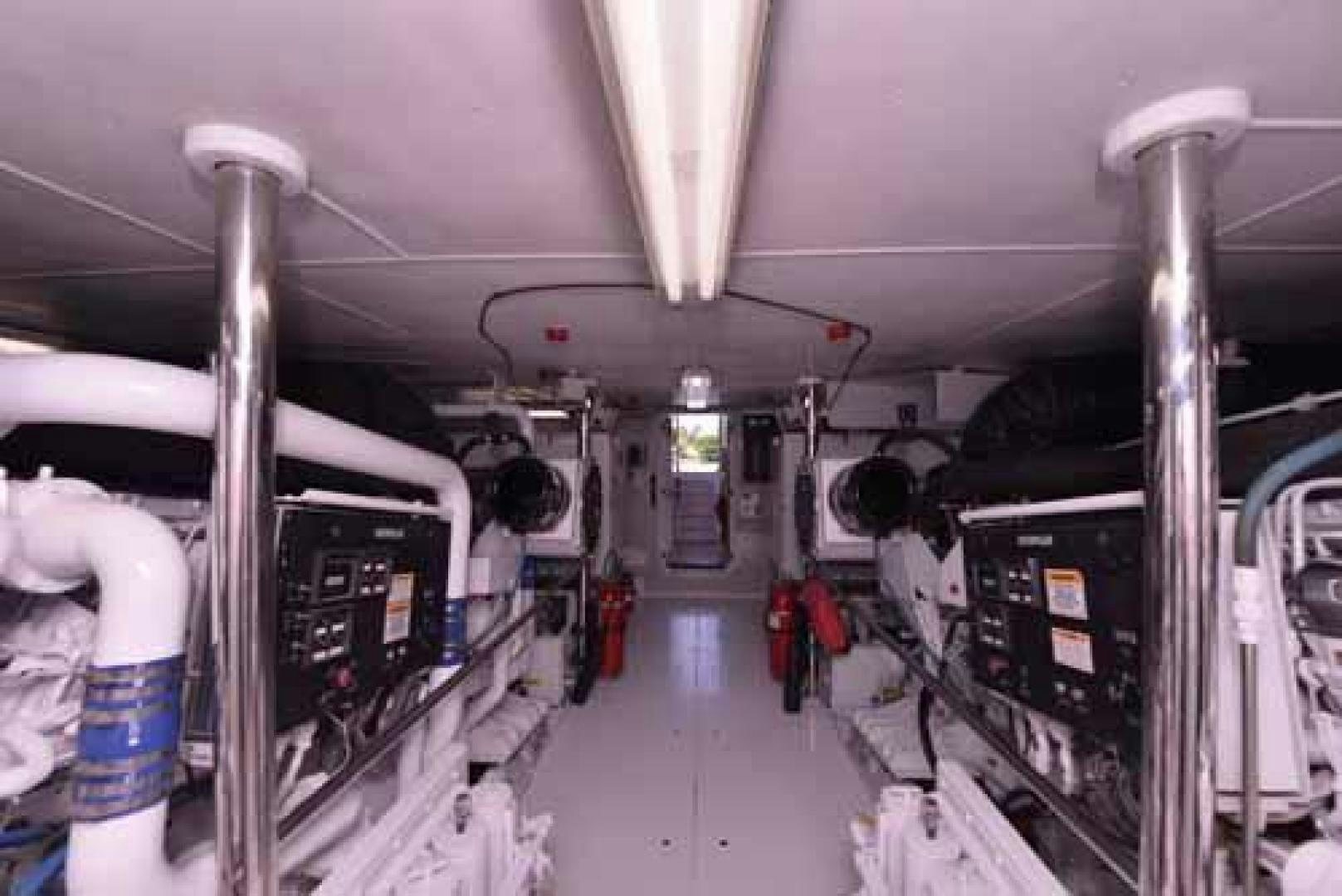 a room with many machines aboard UTOPIA III Yacht for Sale