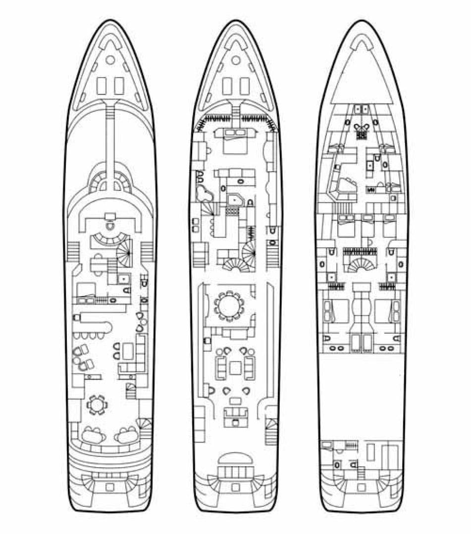 diagram aboard UTOPIA III Yacht for Sale