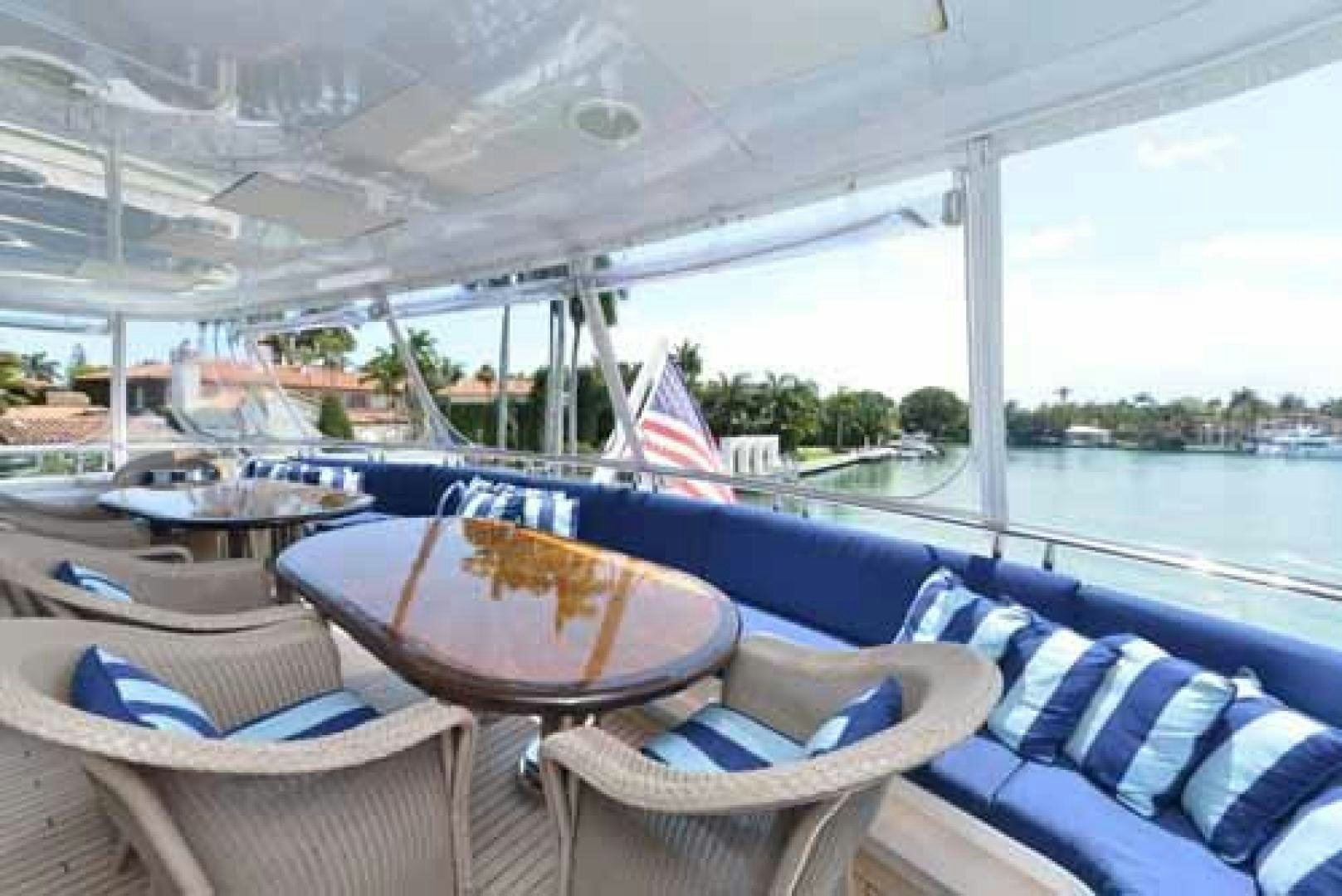 a boat on the water aboard UTOPIA III Yacht for Sale