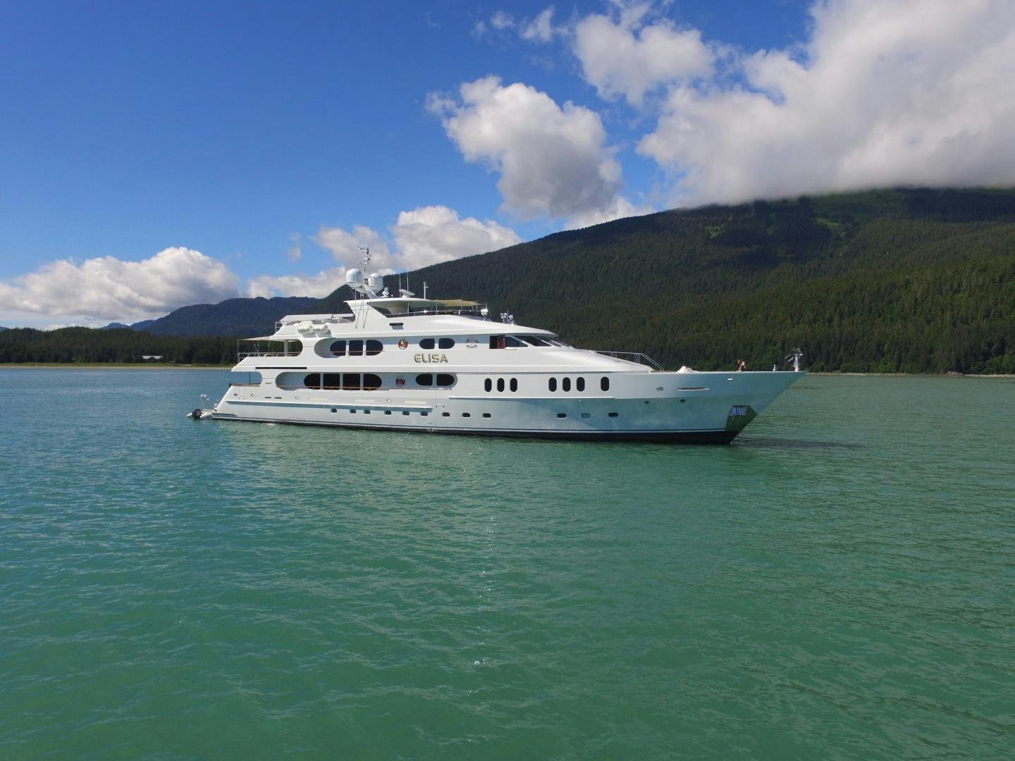a boat on the water aboard ARTEMIS Yacht for Sale