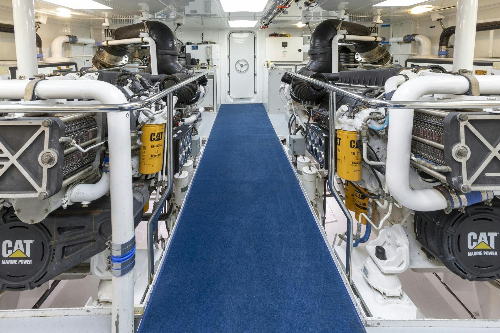 a machine in a factory aboard FAR FROM IT Yacht for Sale