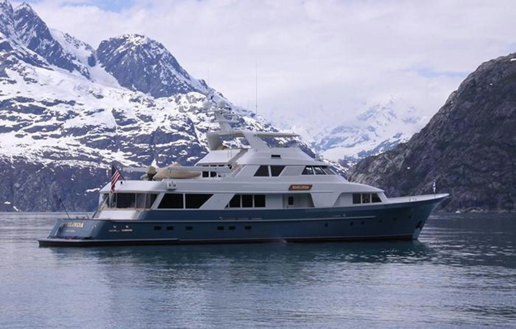 a boat on the water aboard MARLINDA Yacht for Sale