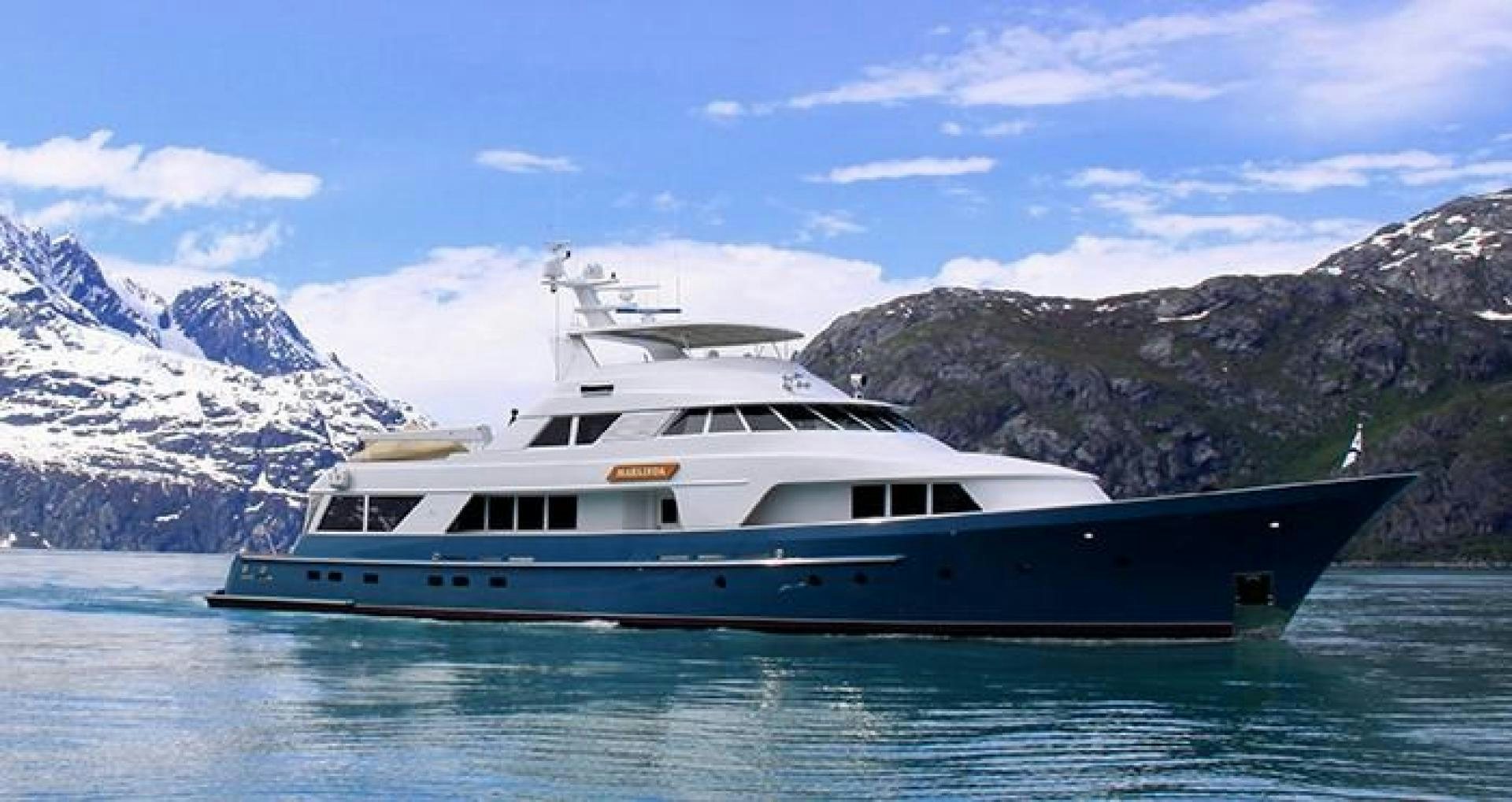a boat in the water aboard MARLINDA Yacht for Sale