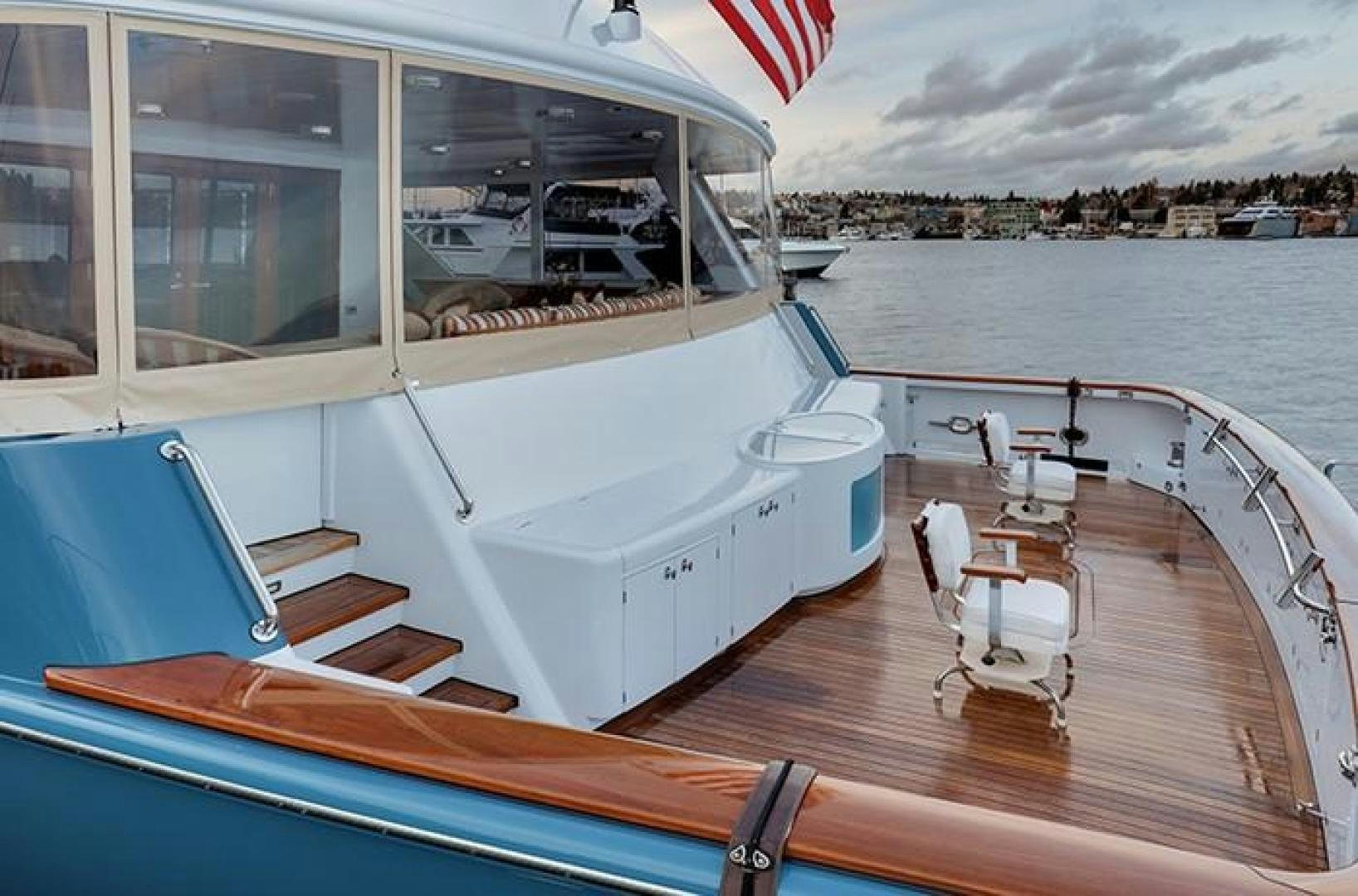 a boat on the water aboard MARLINDA Yacht for Sale