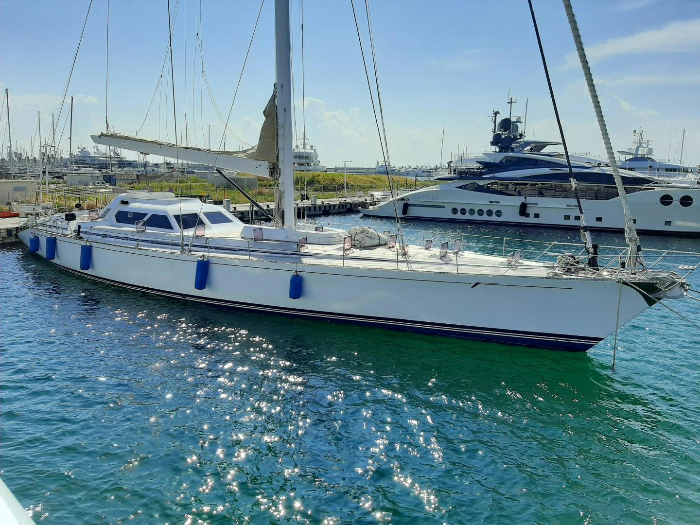 a couple of boats in the water aboard LATITUDE Yacht for Sale