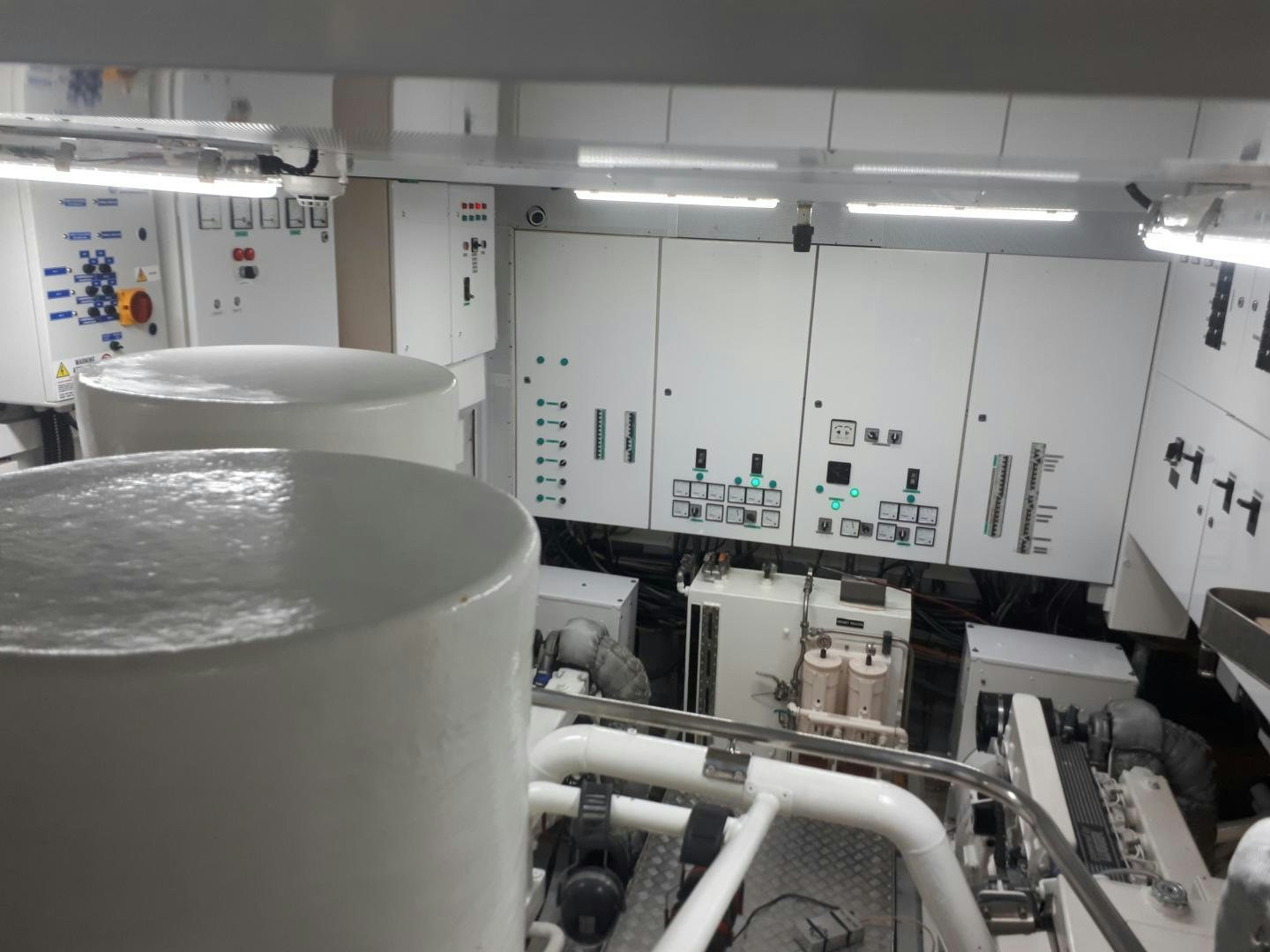 a laboratory with equipment aboard LATITUDE Yacht for Sale