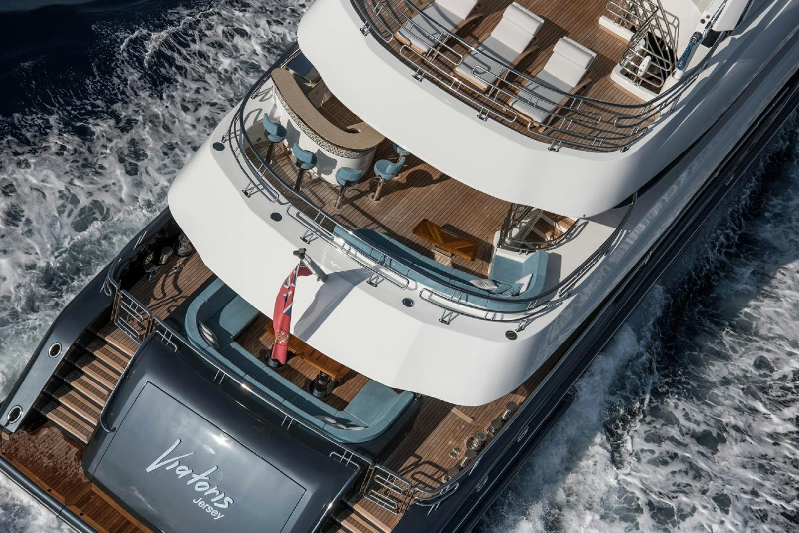 a boat on the water aboard VIATORIS Yacht for Sale
