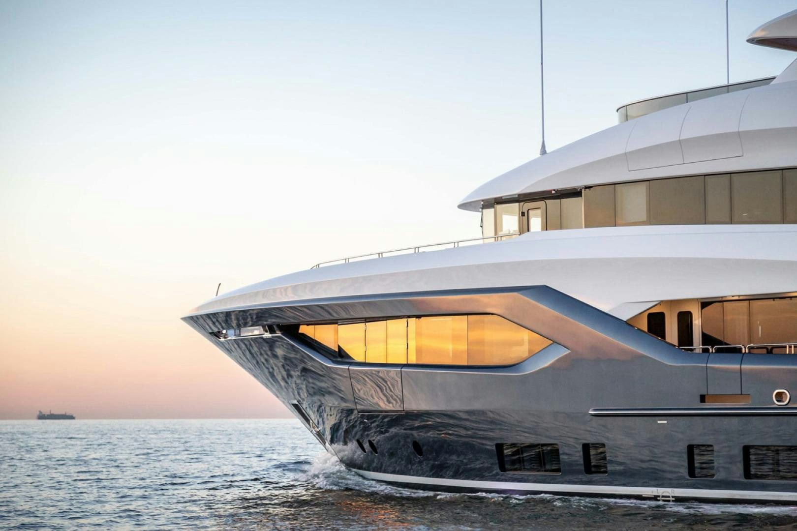 a boat on the water aboard VIATORIS Yacht for Sale