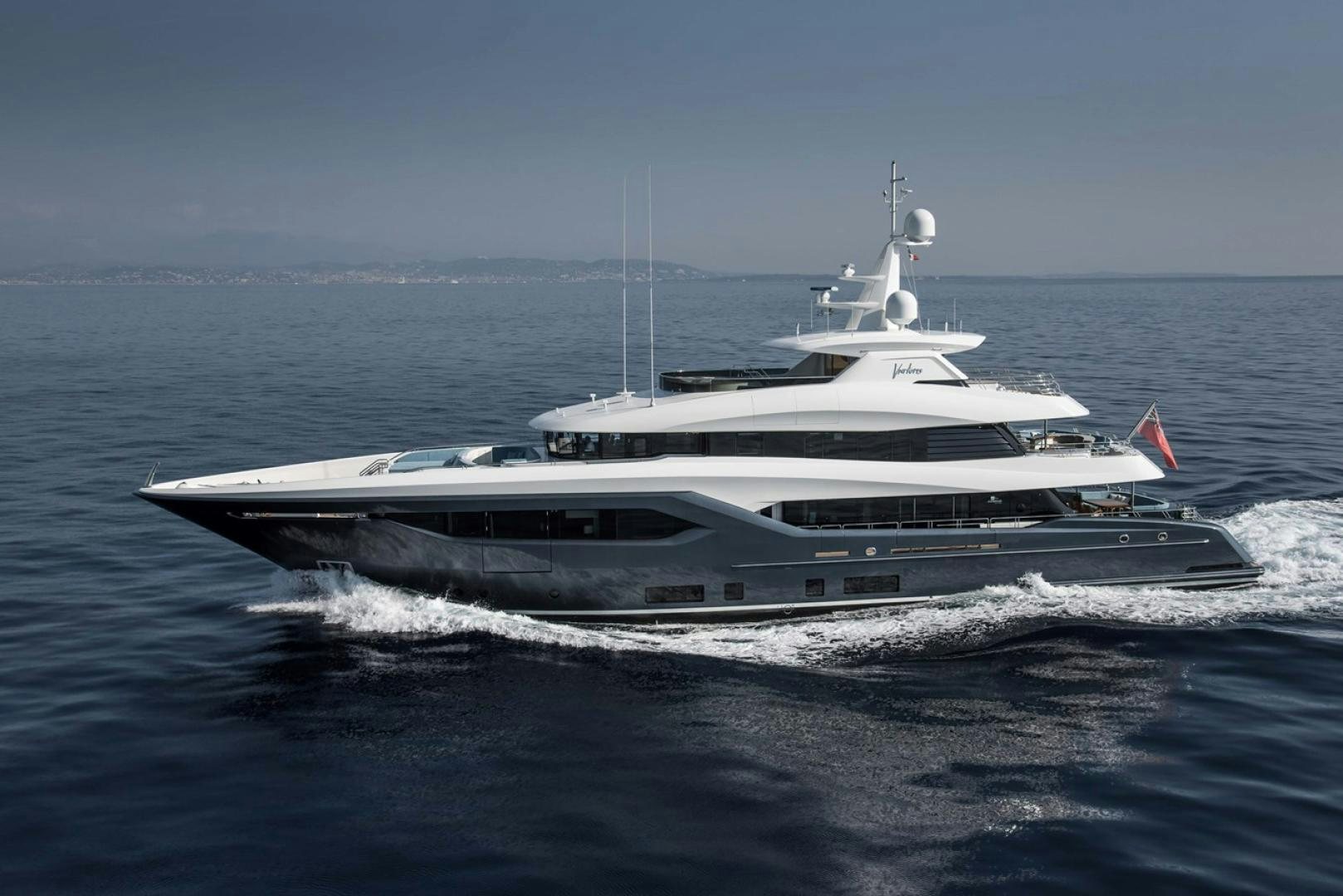 a boat on the water aboard VIATORIS Yacht for Sale