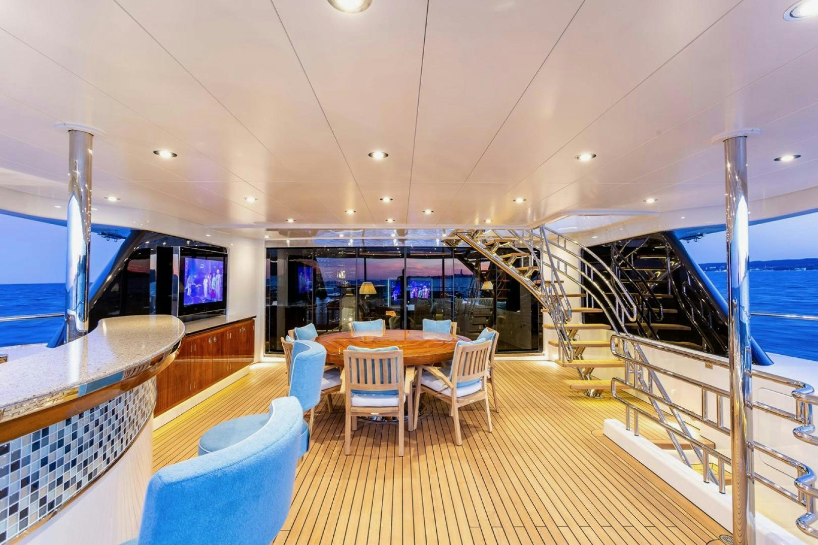 inside view of a building aboard VIATORIS Yacht for Sale