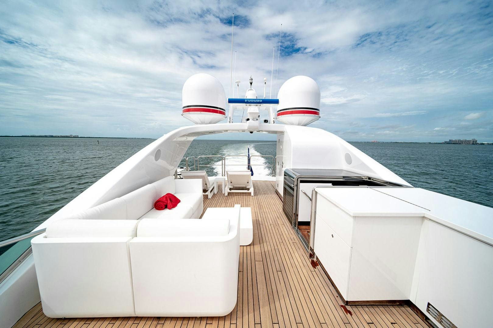 a boat on the water aboard HARMONIC WAVES Yacht for Sale